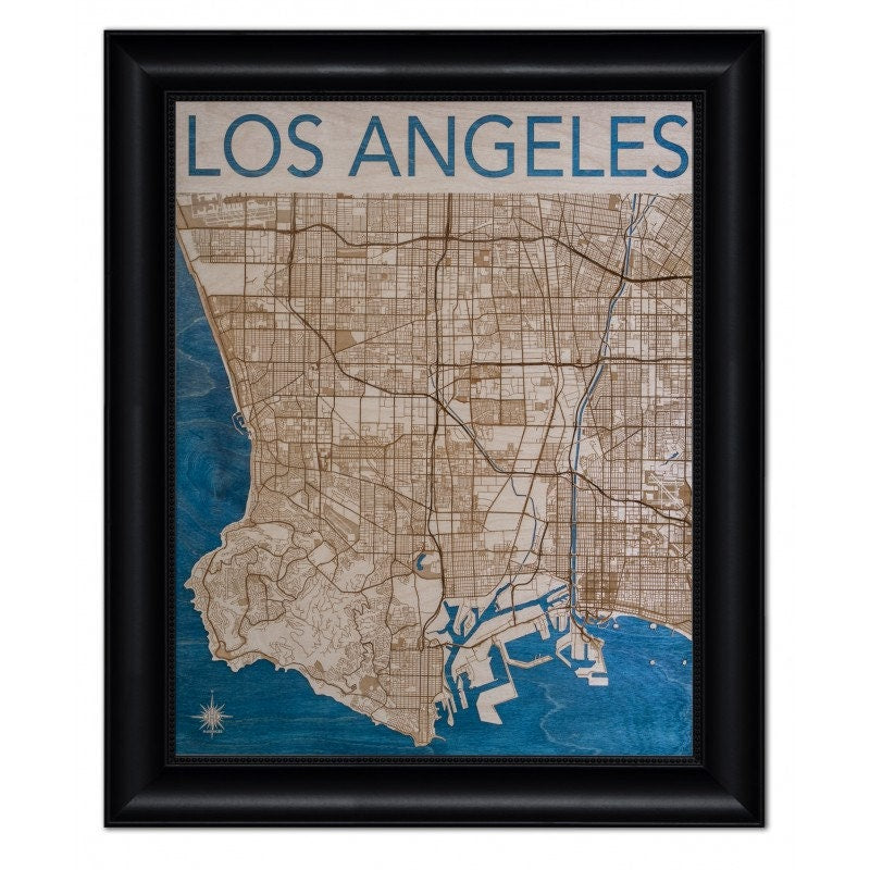 Los Angeles Wood Map