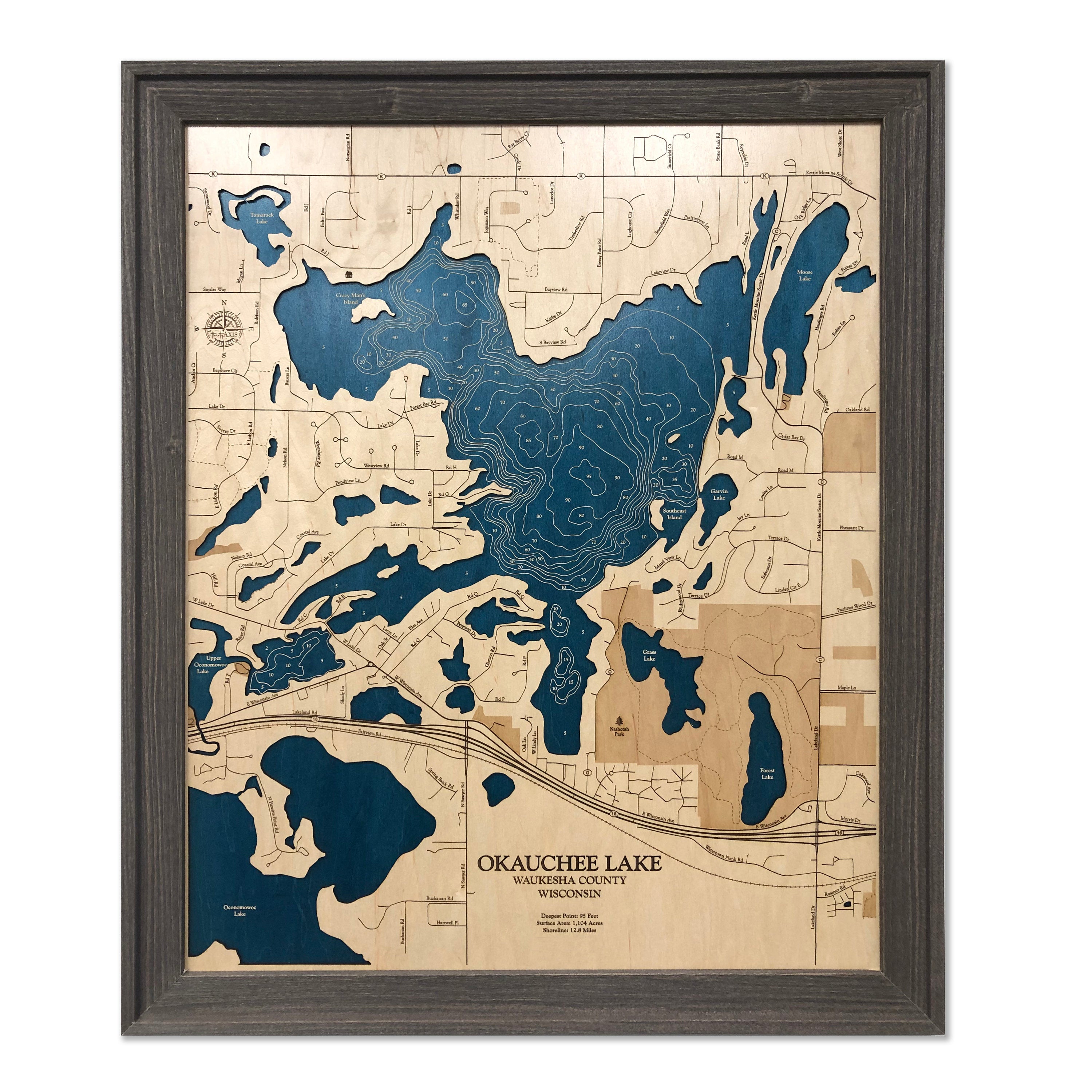 Okauchee Map