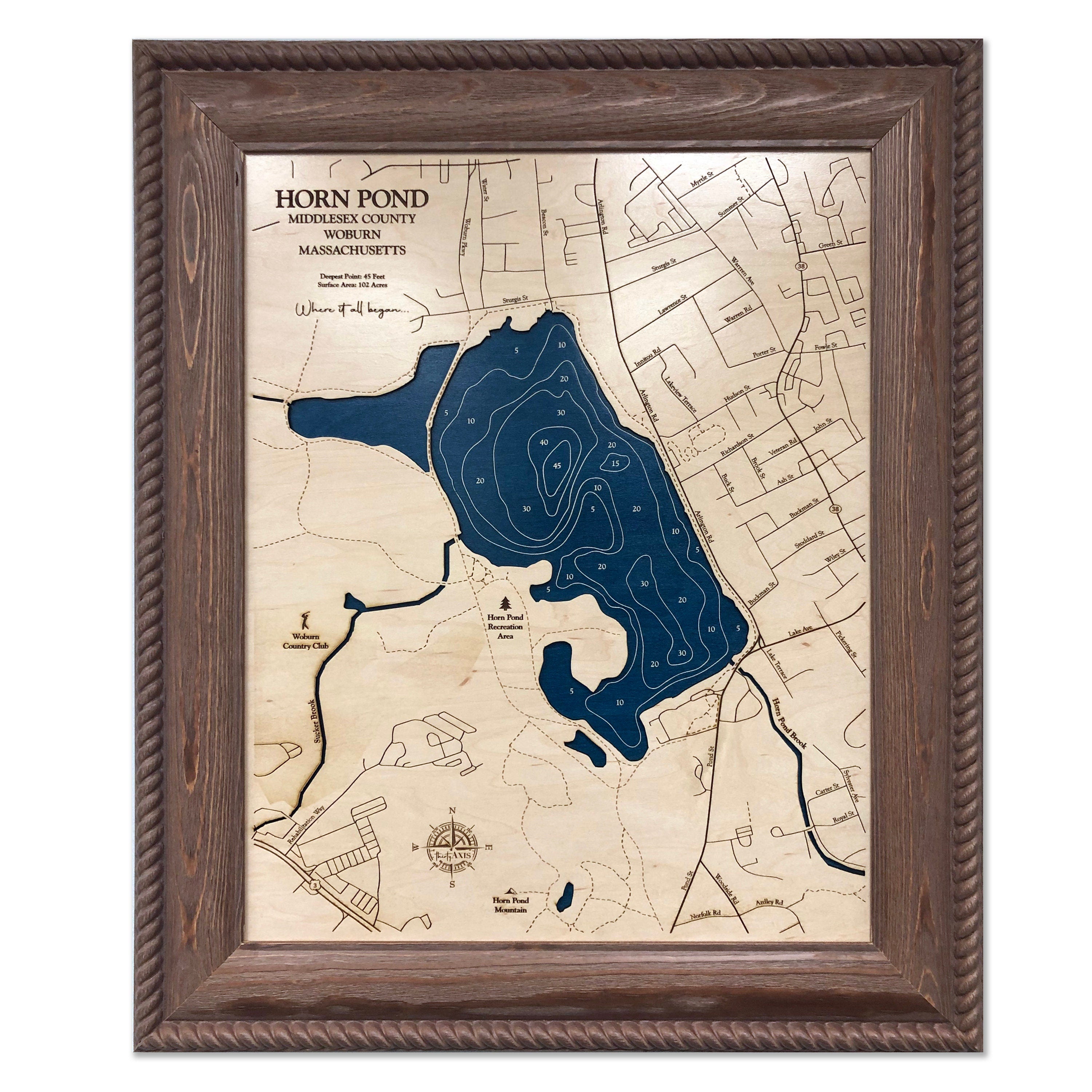 Horn Pond Map