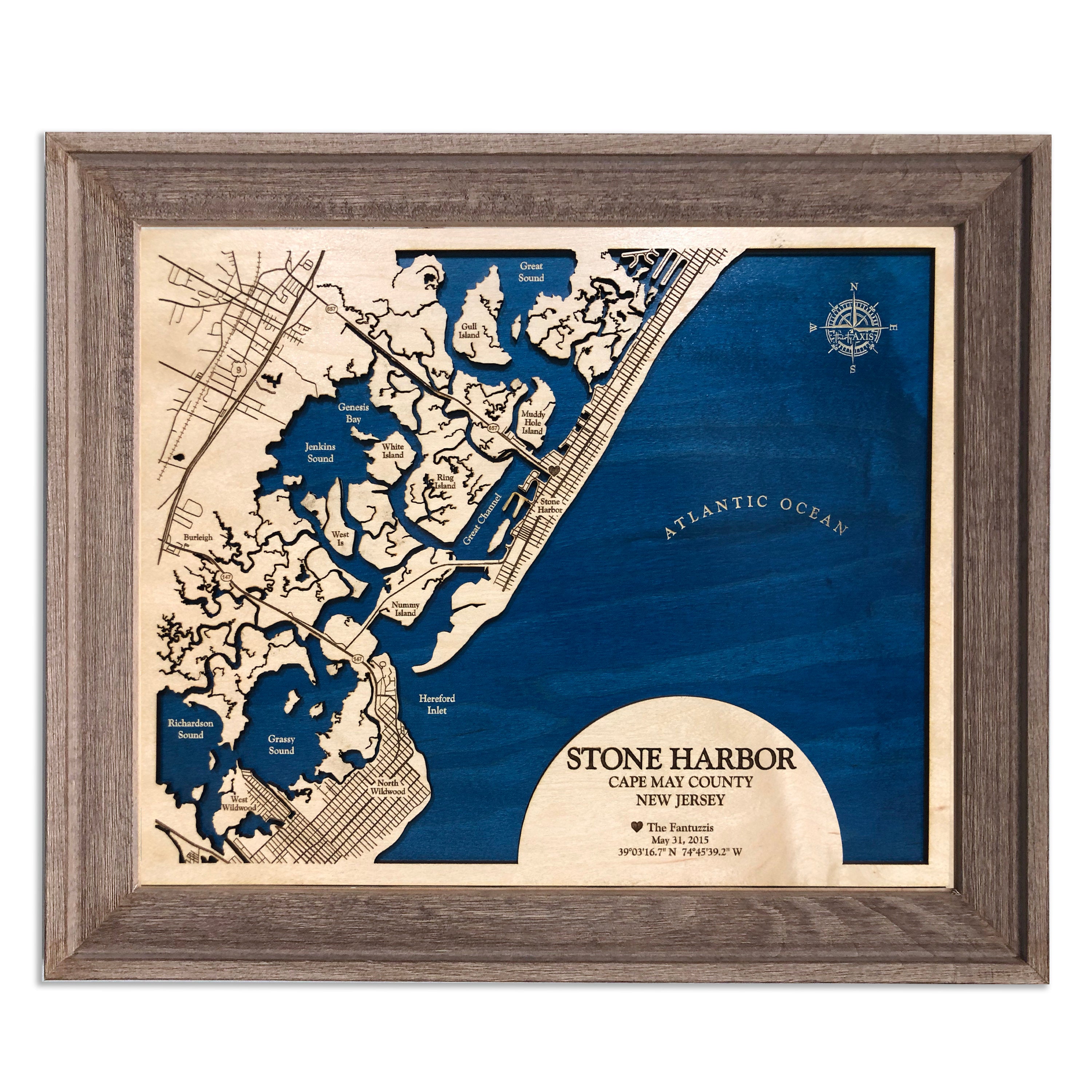 Stone Harbor NJ Map