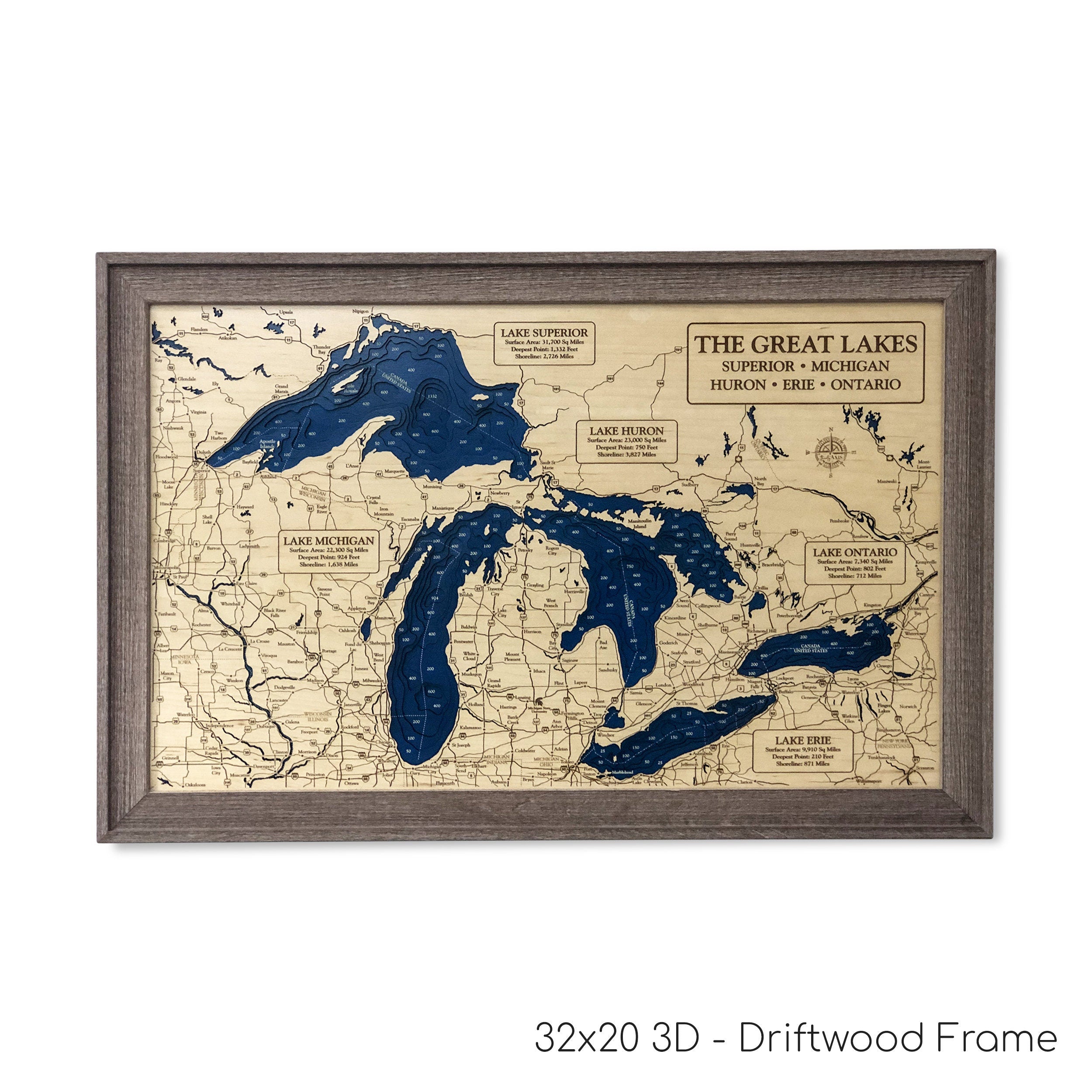 Great Lakes Map
