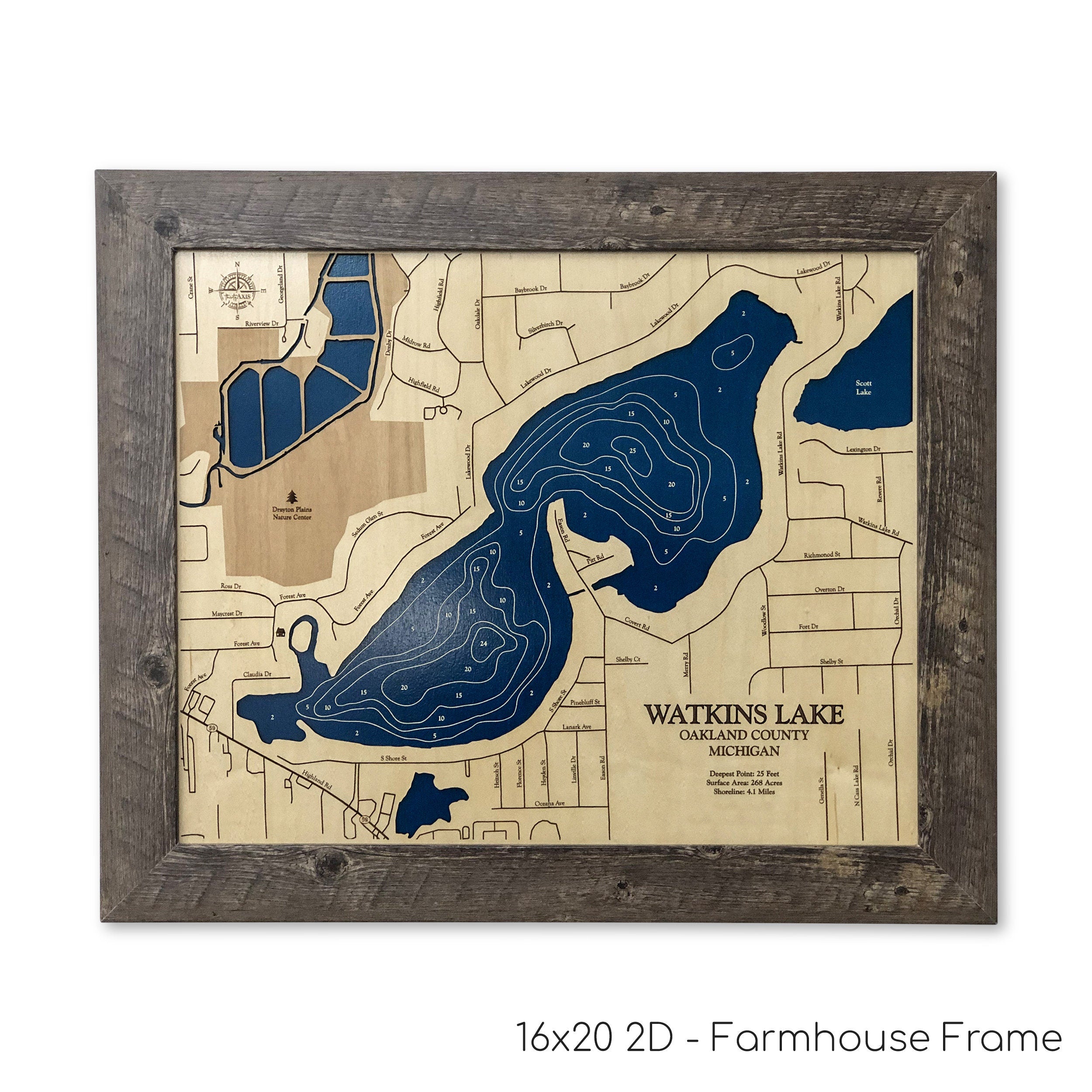 Watkins Lake Map
