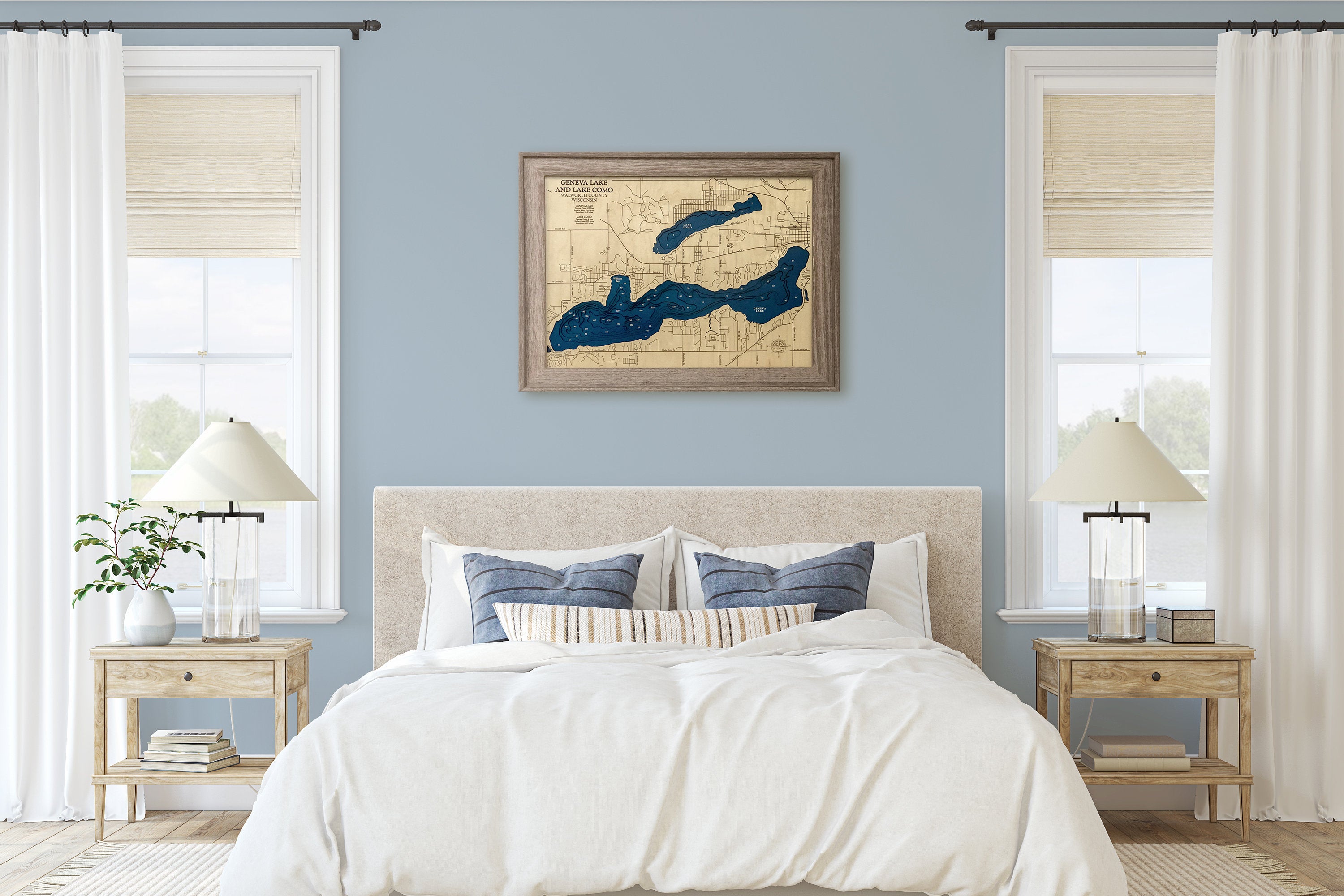 Lake Geneva Map