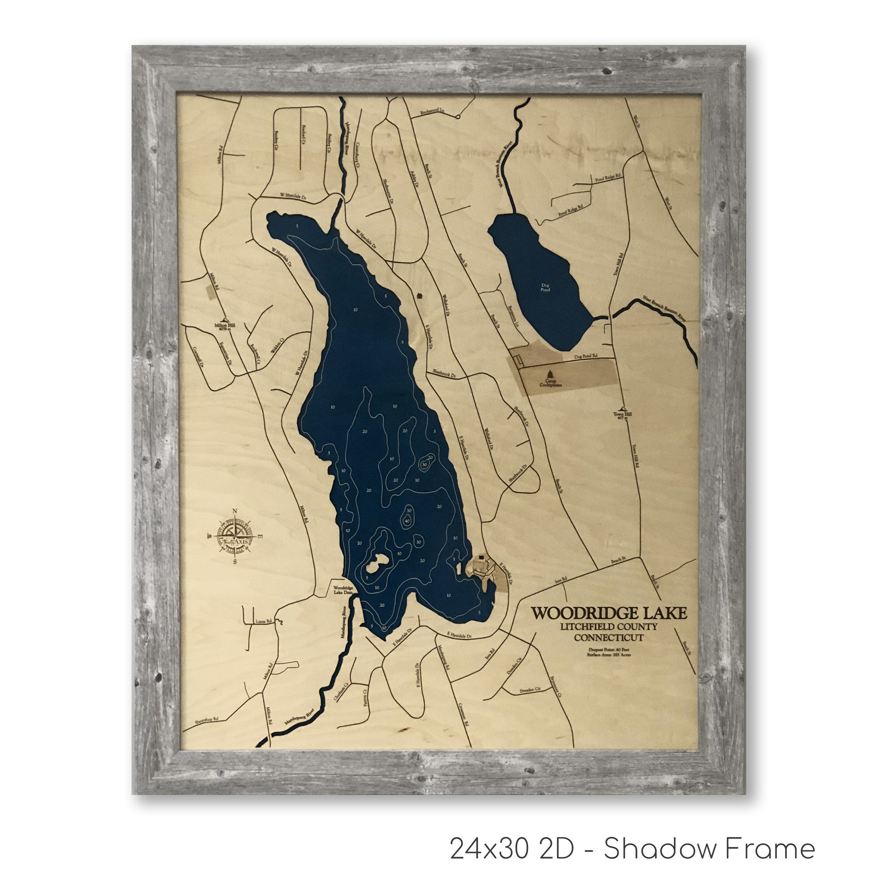 Woodridge Lake Map