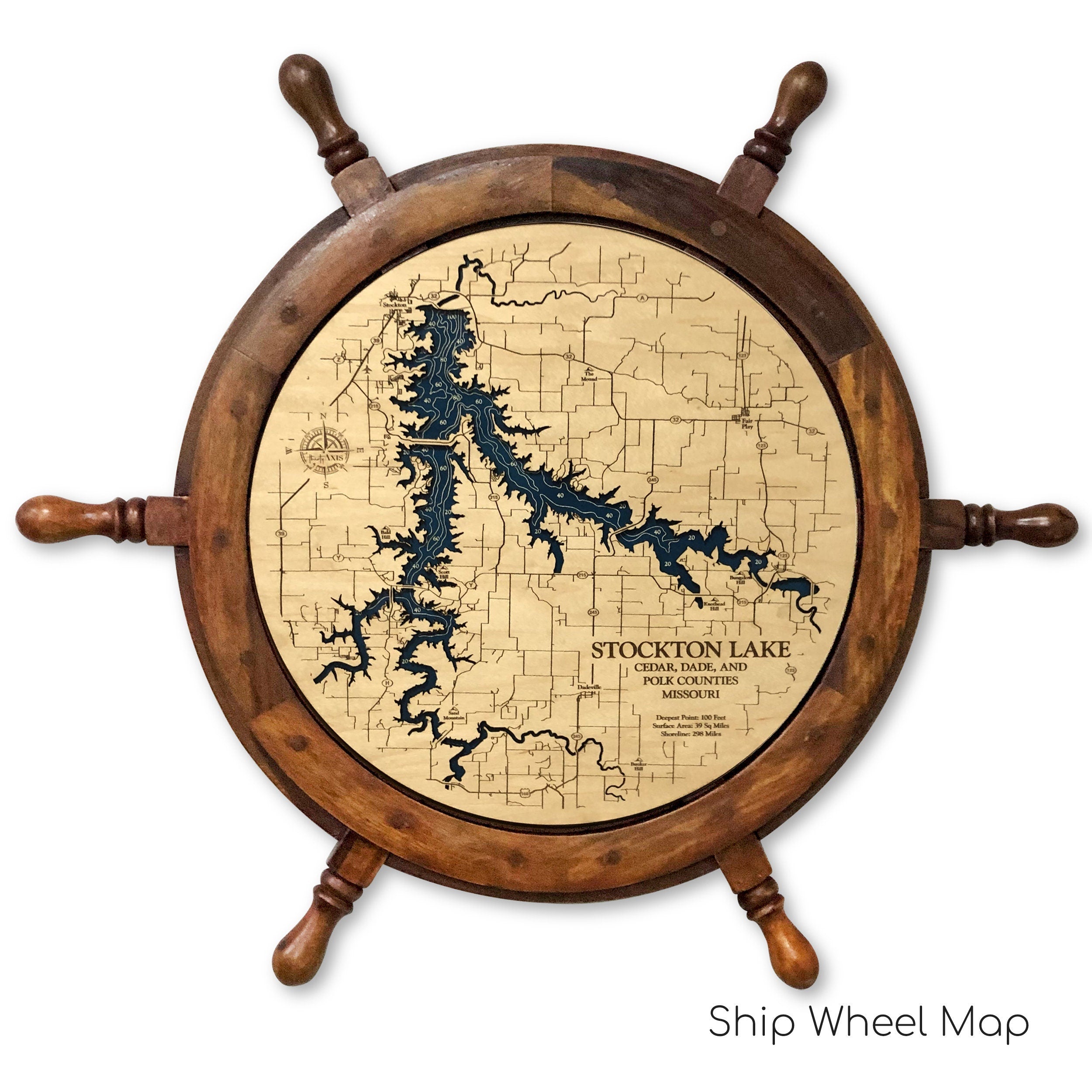 Stockton Lake Map