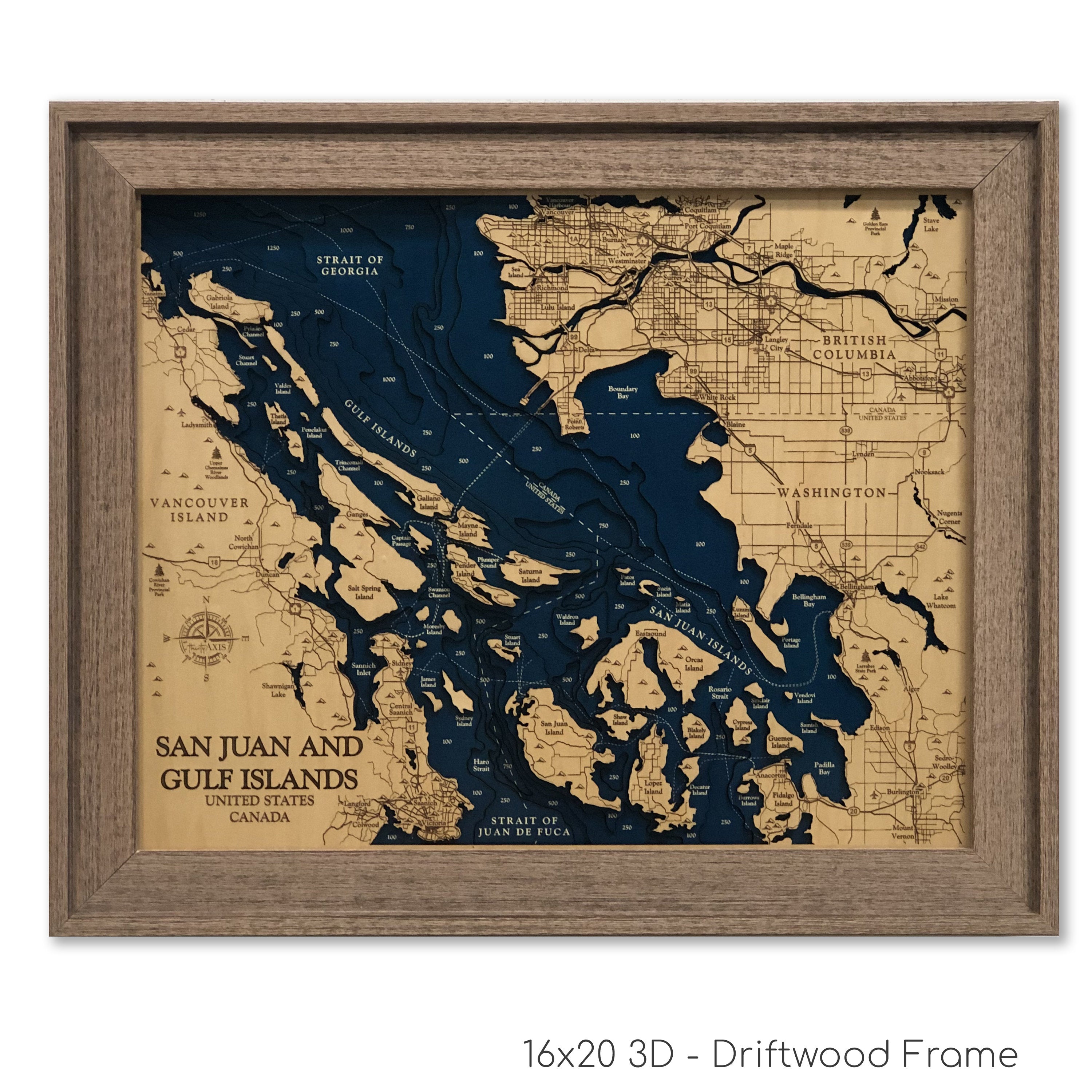 Gulf Islands Map