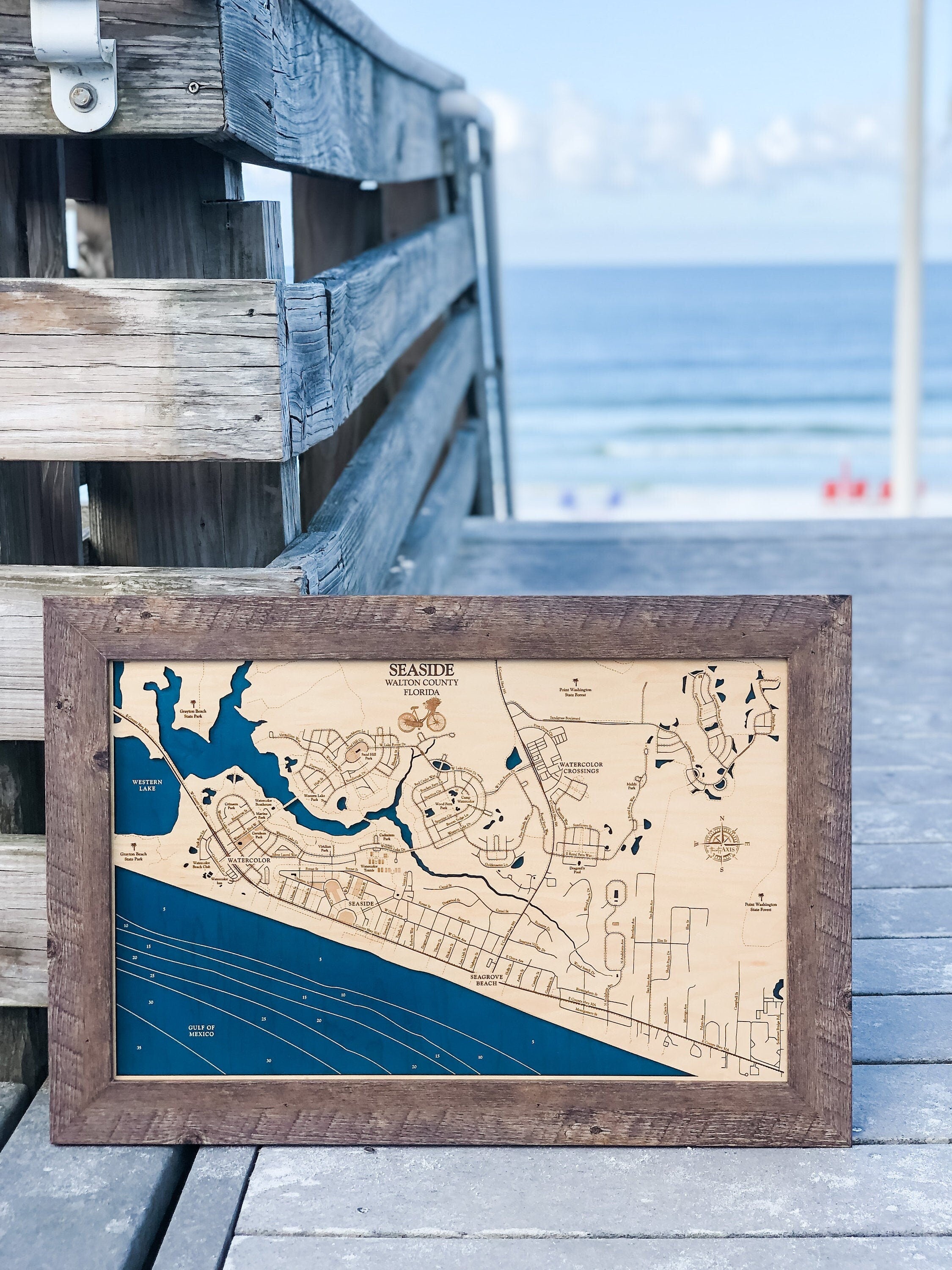 Seaside Florida Map