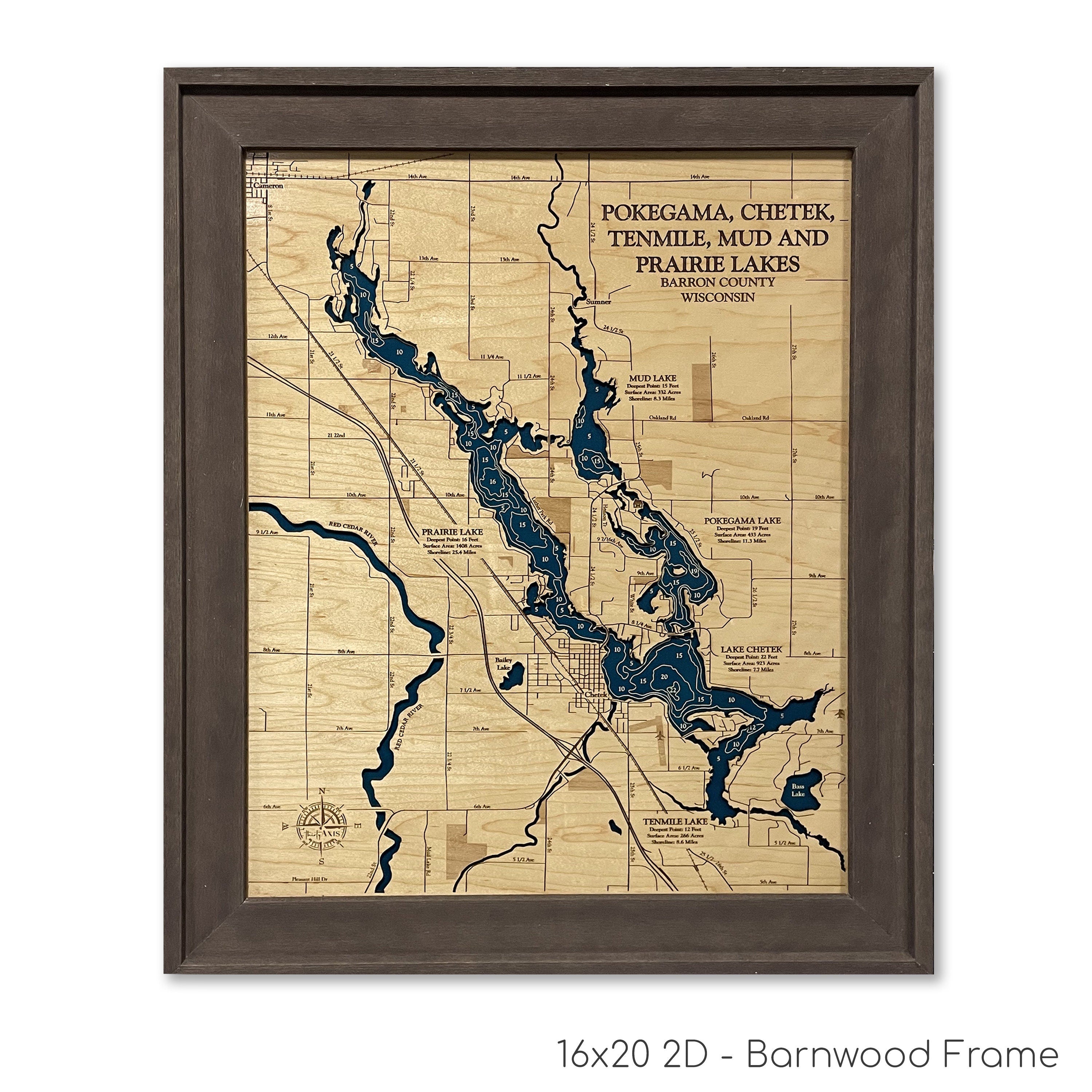 Pokegama Lake Map