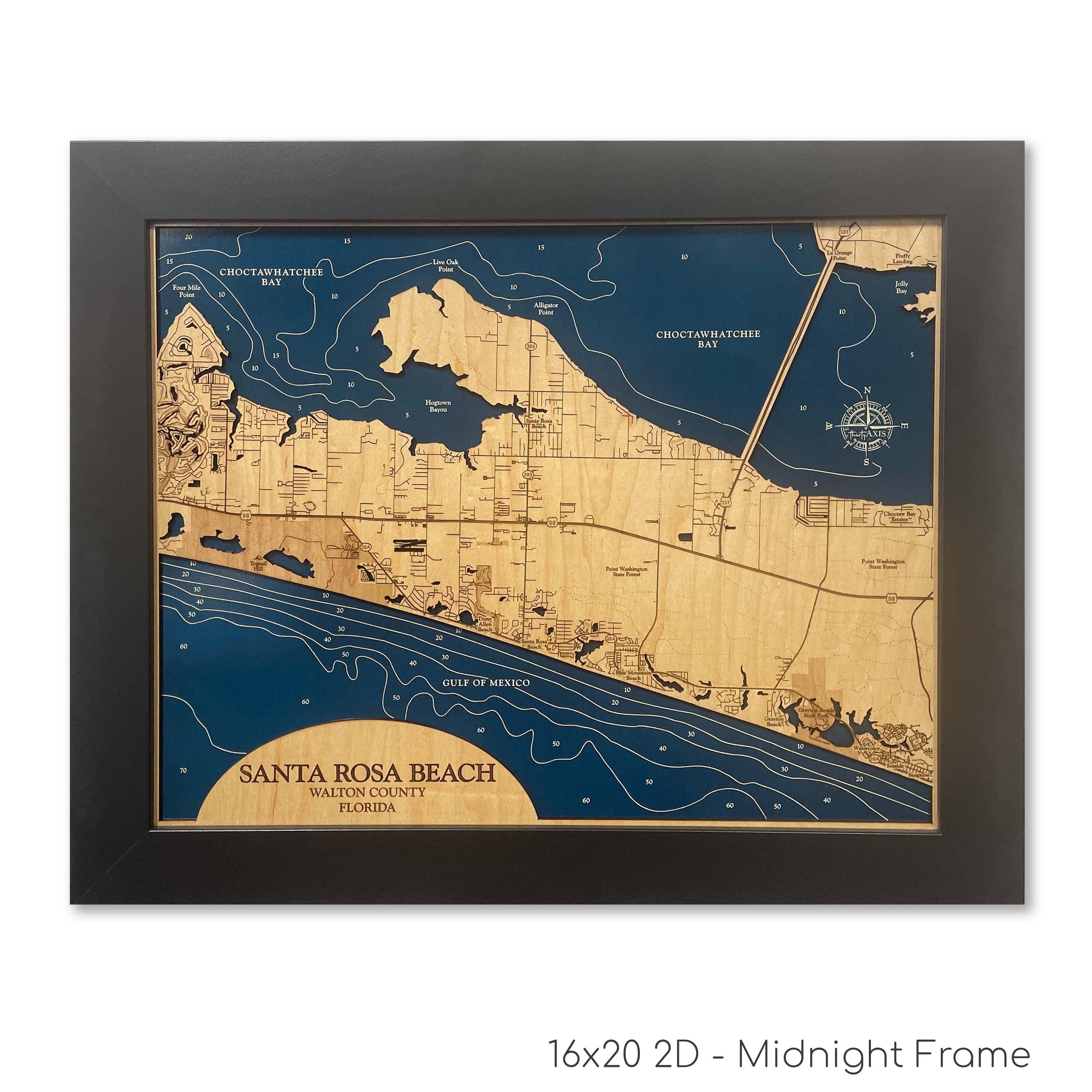 Santa Rosa Beach Map