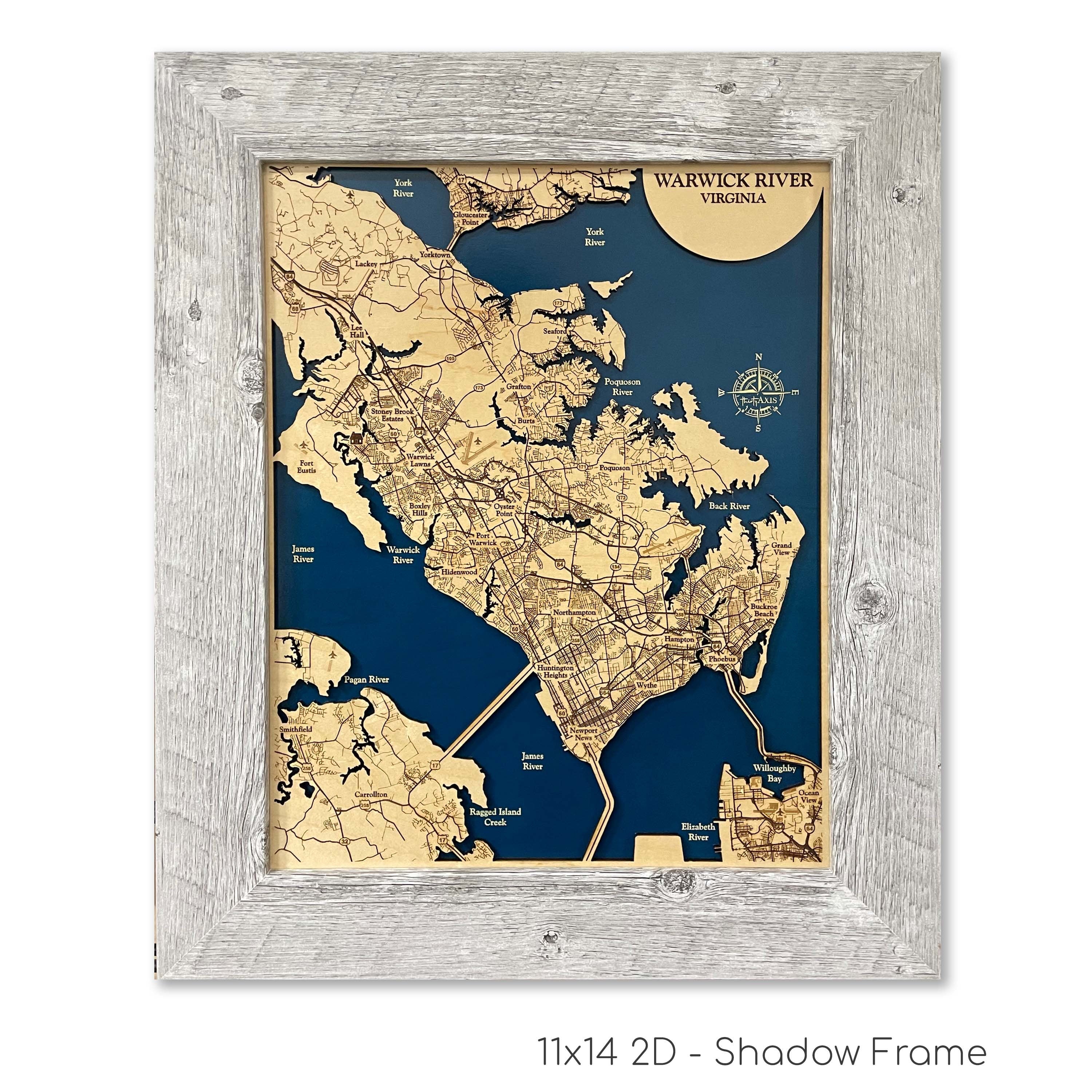 Warwick River Map