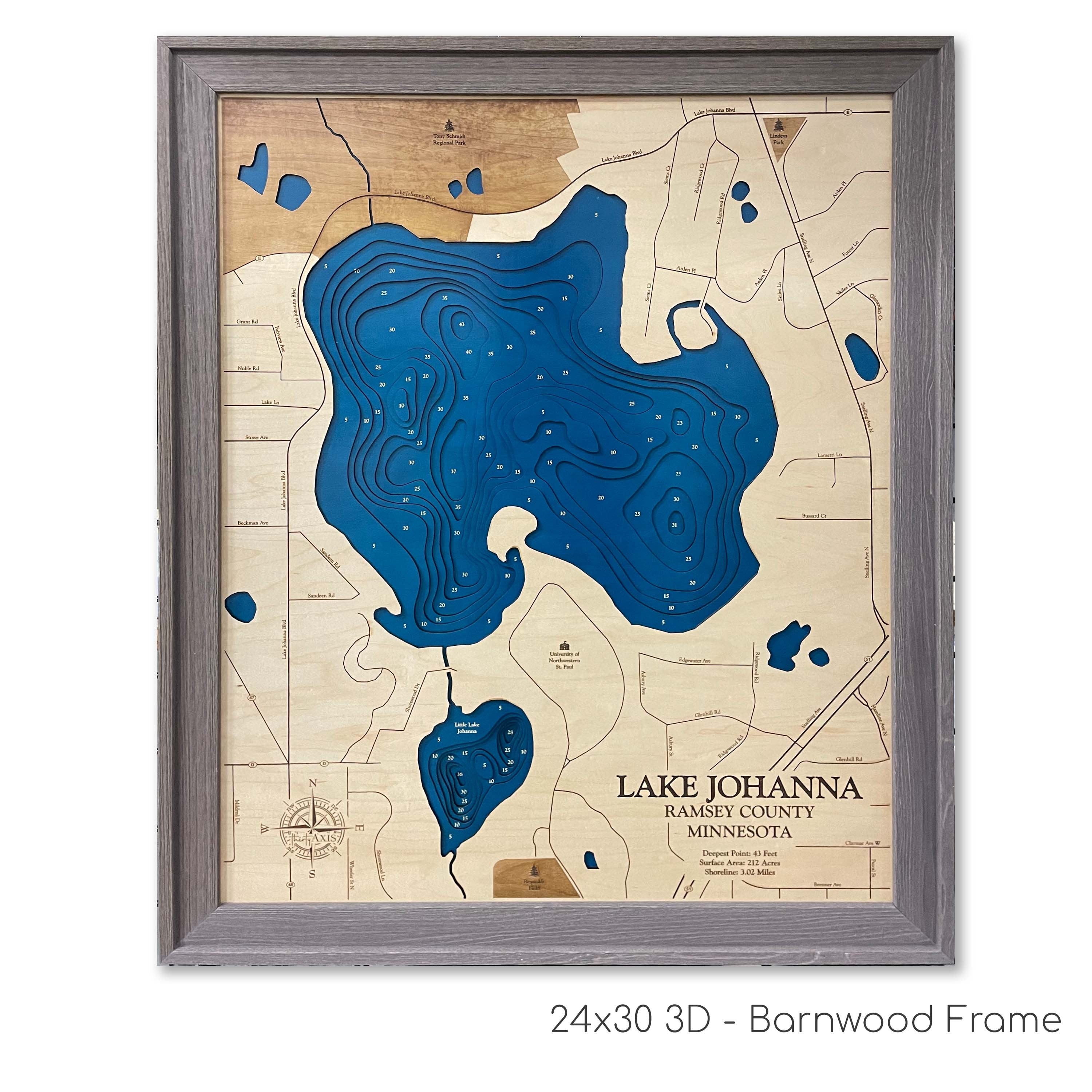 Lake Johanna Map