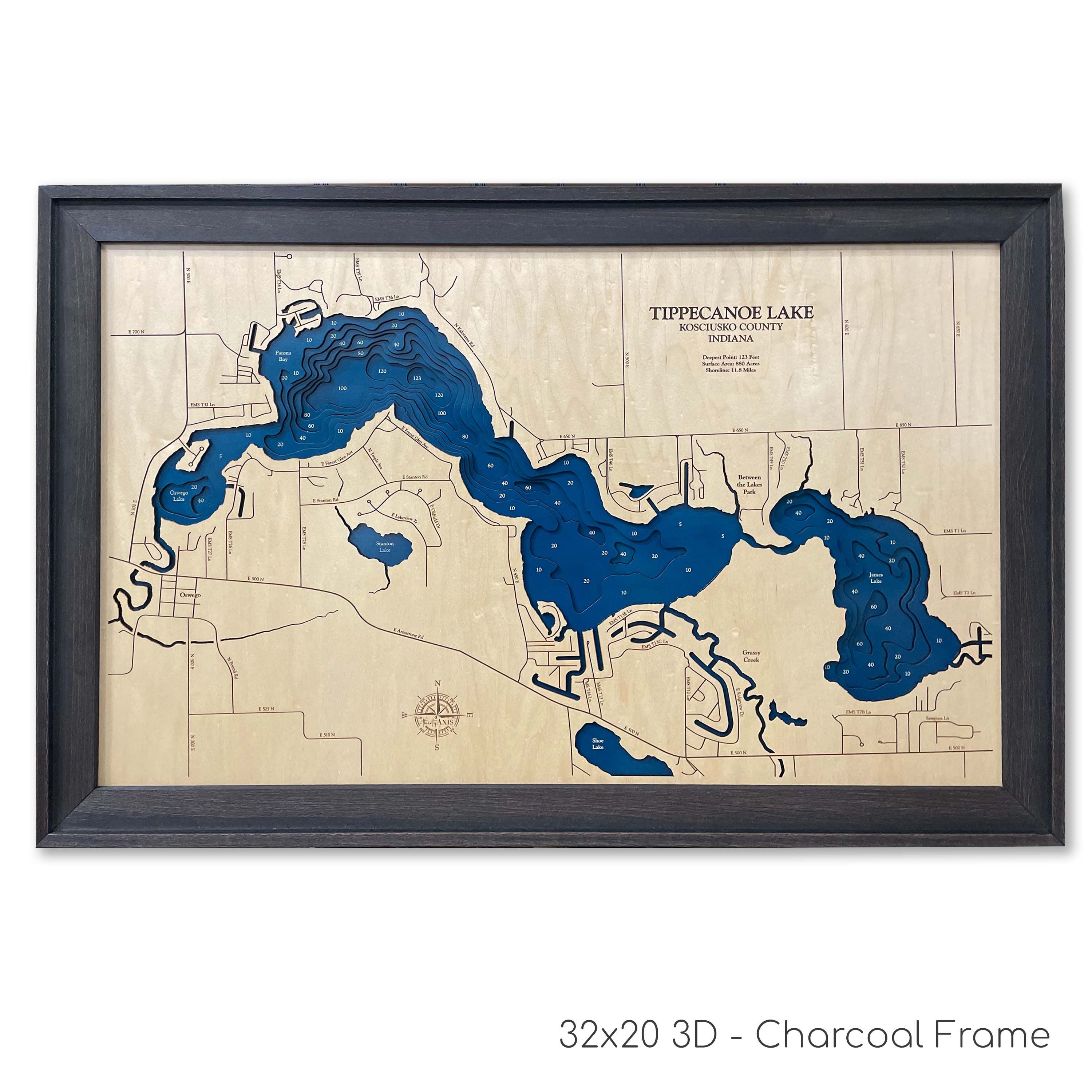 Tippecanoe Lake Map
