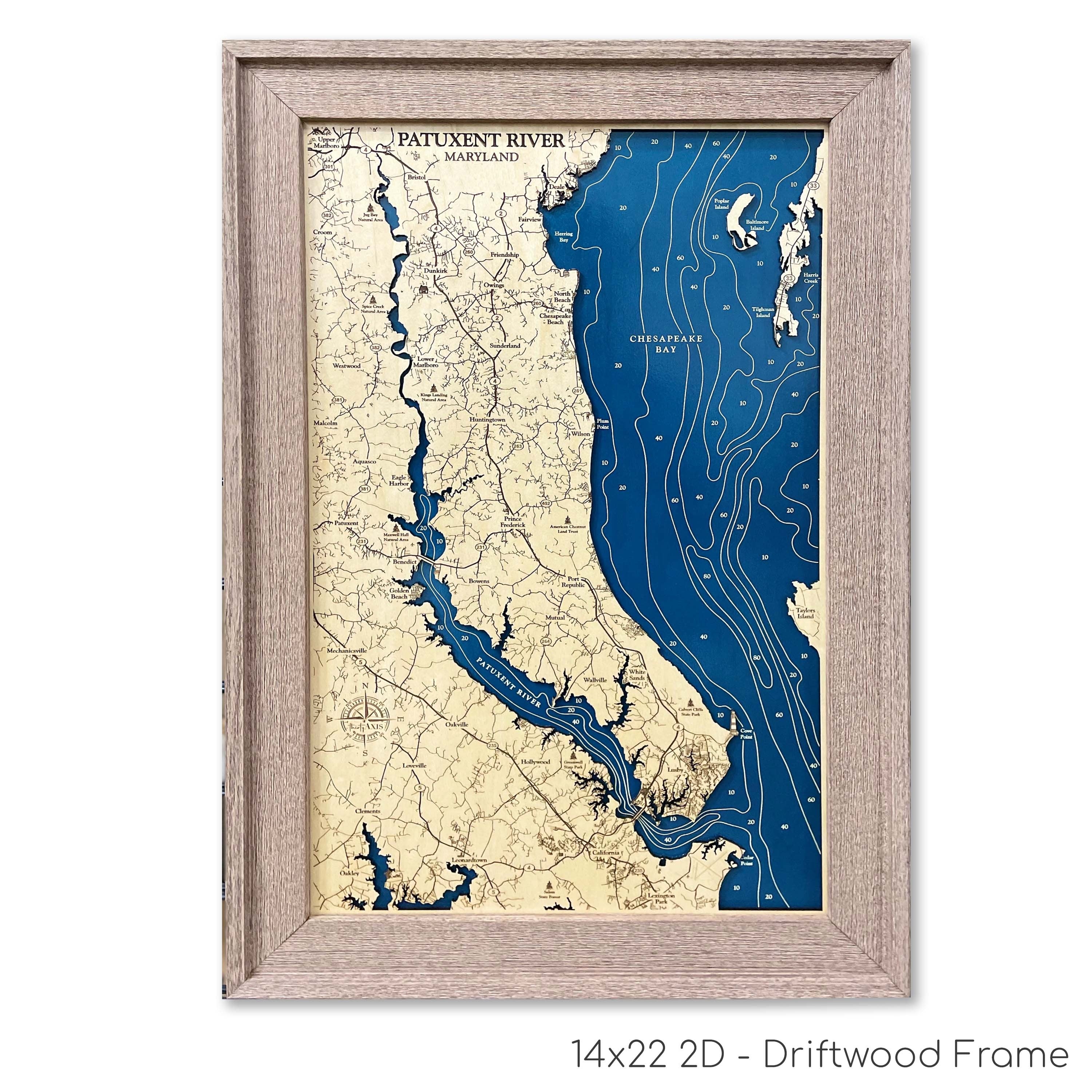 Patuxent River Map