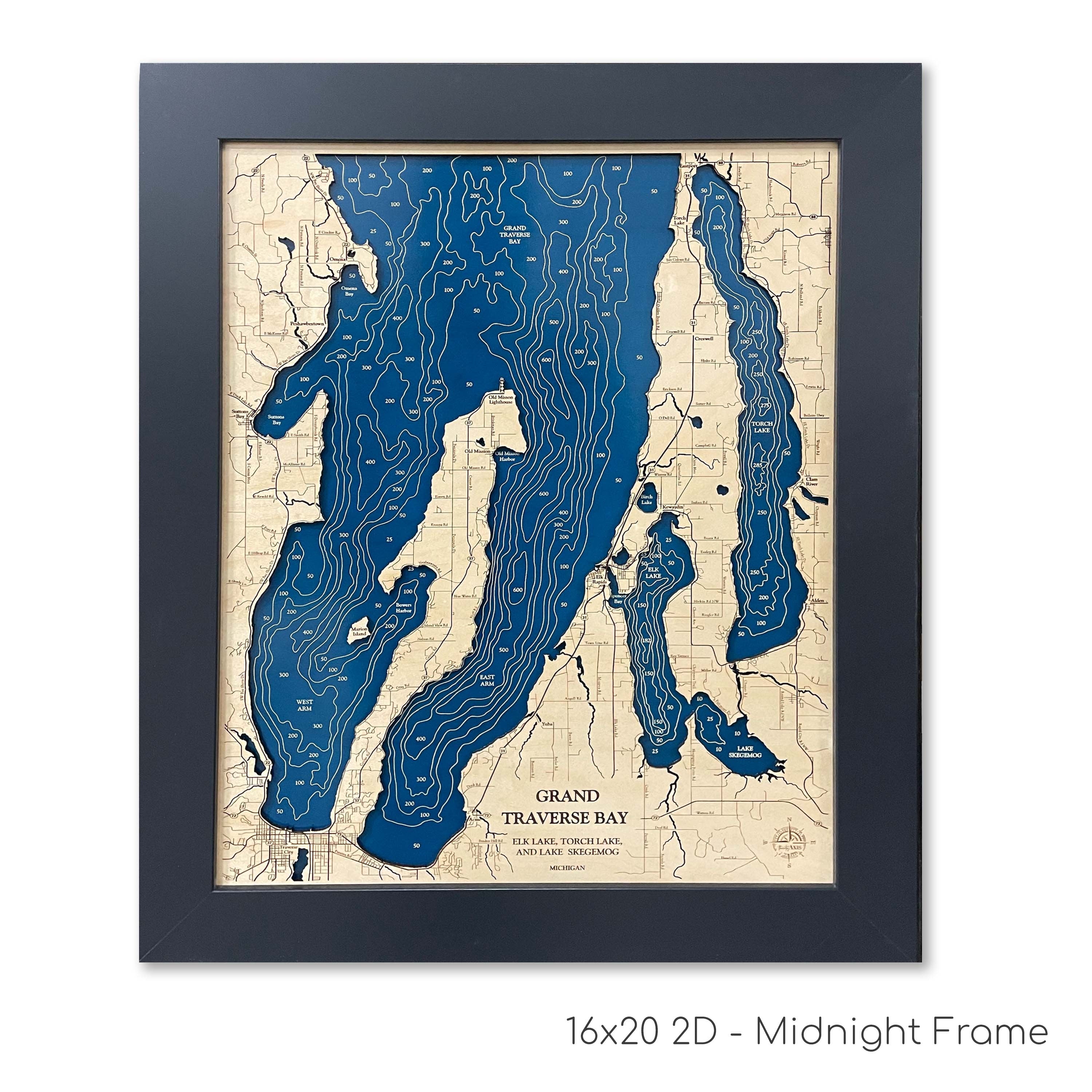 Grand Traverse Bay Map