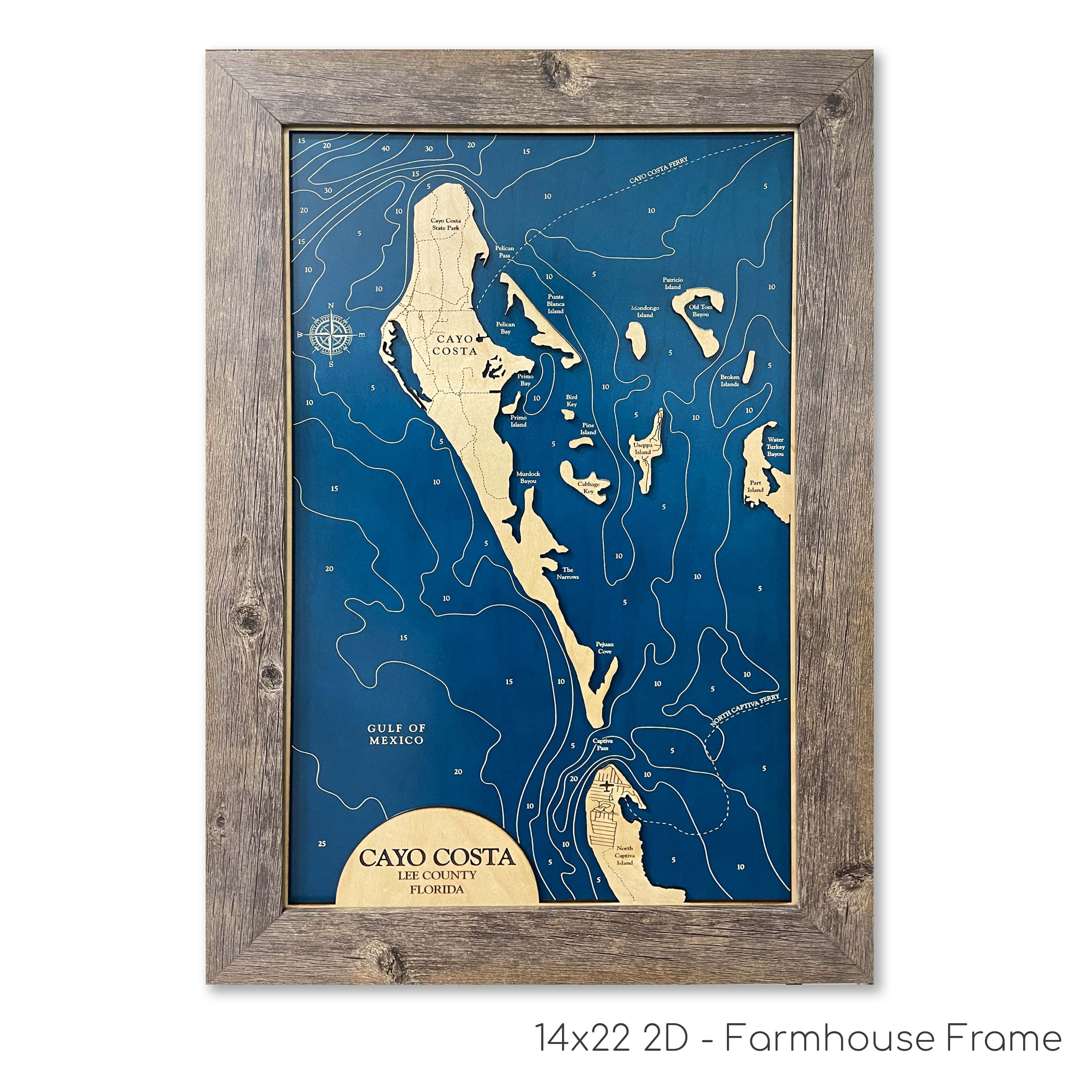 Cayo Costa Map