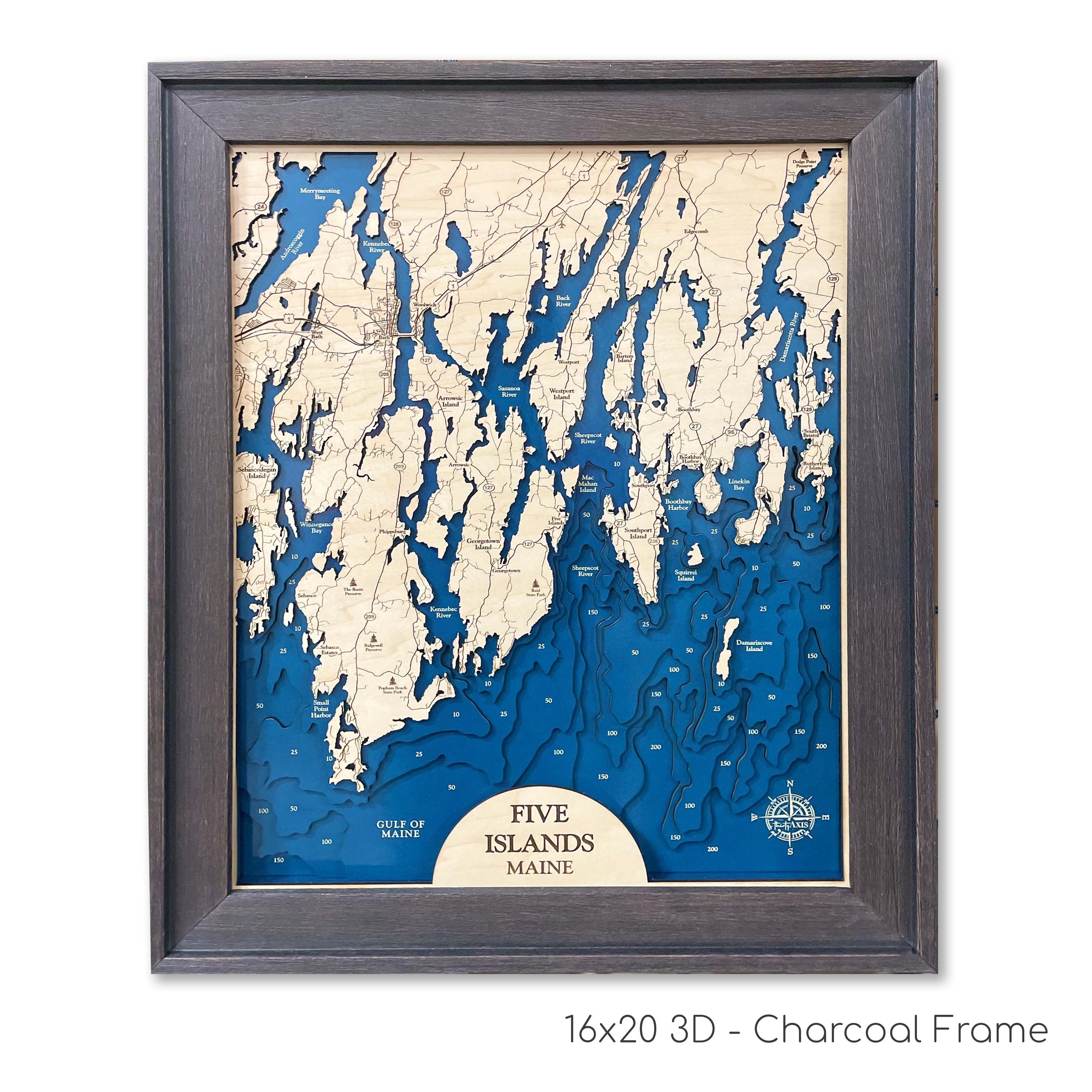 Five Islands Map