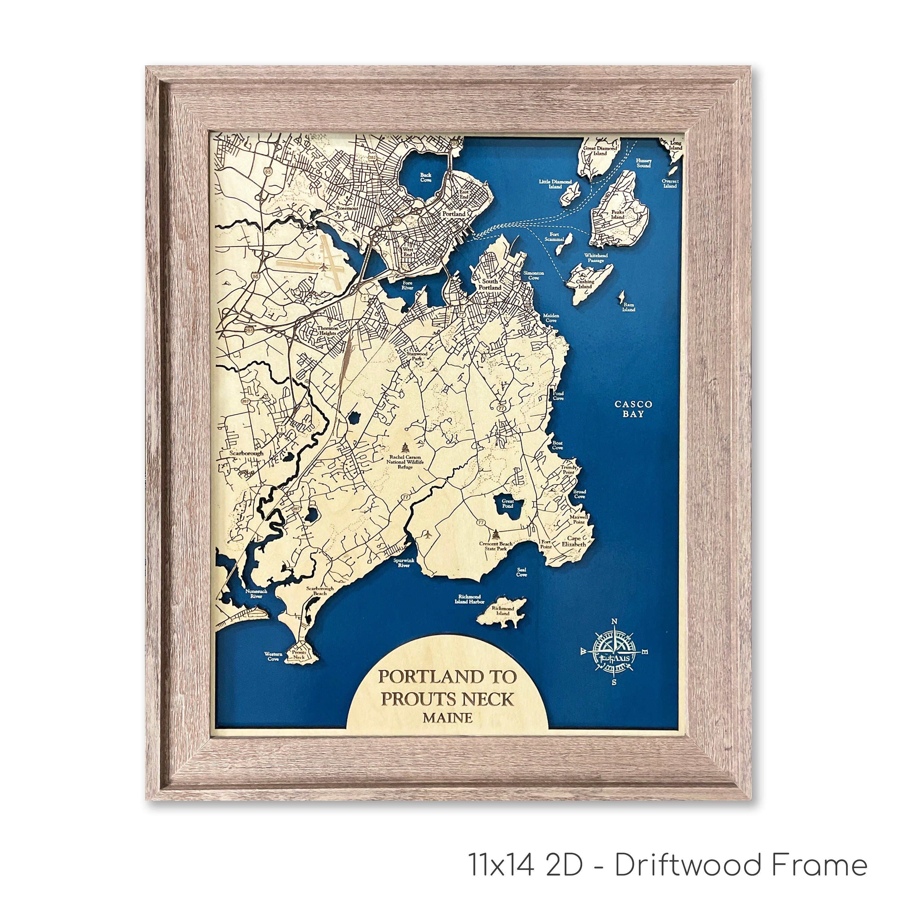 Portland Maine Map