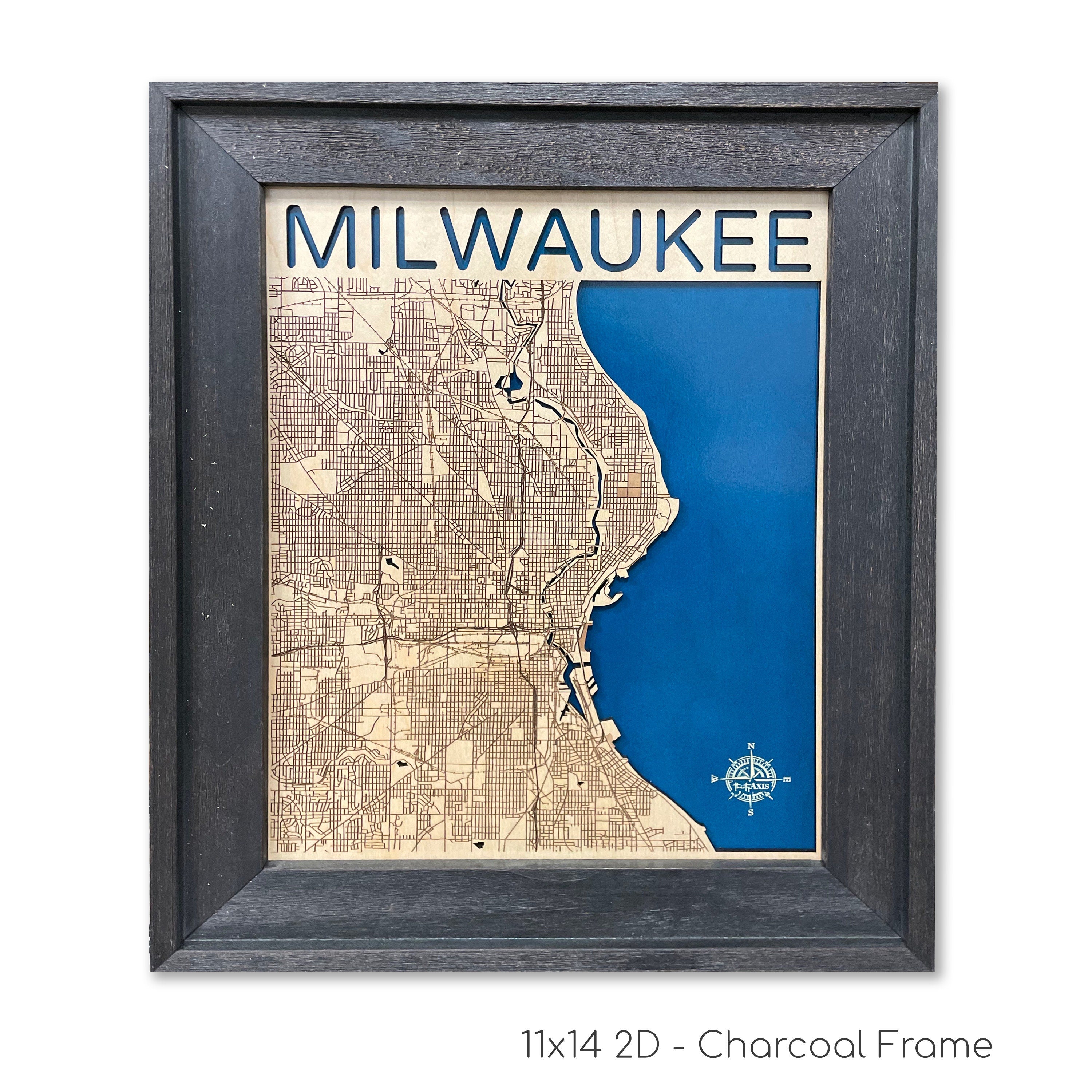 Milwaukee Wood City Map