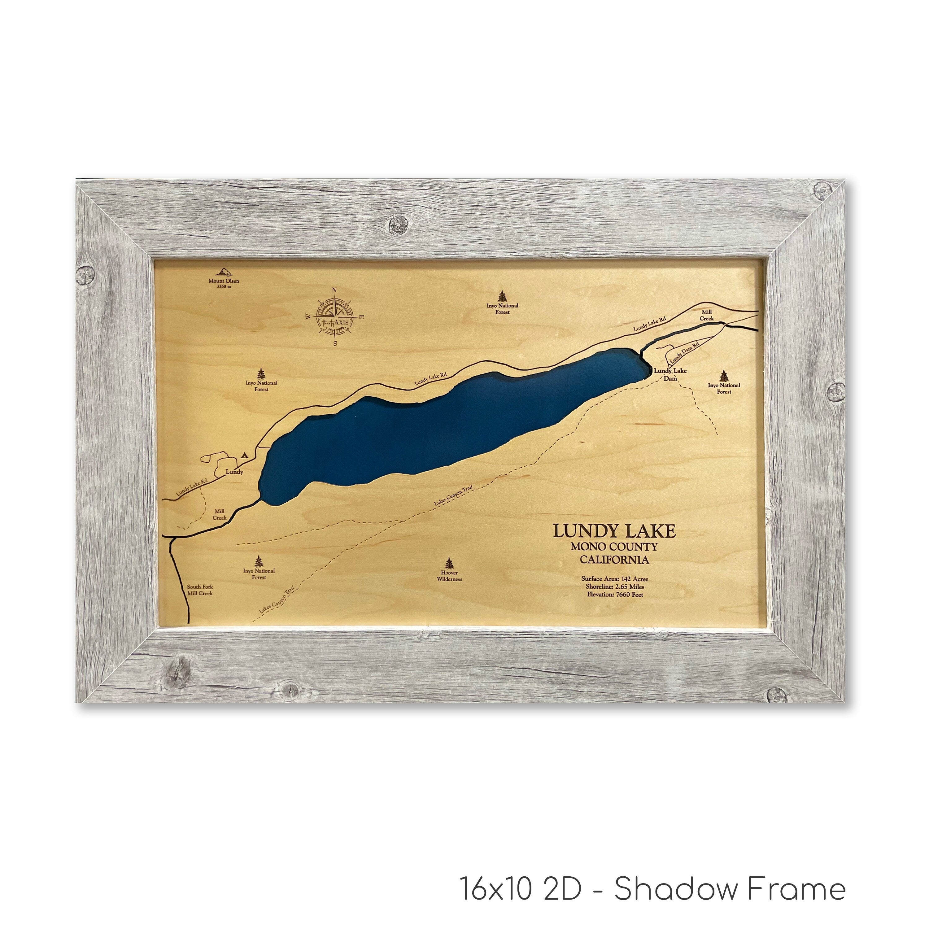 Lundy Lake Map