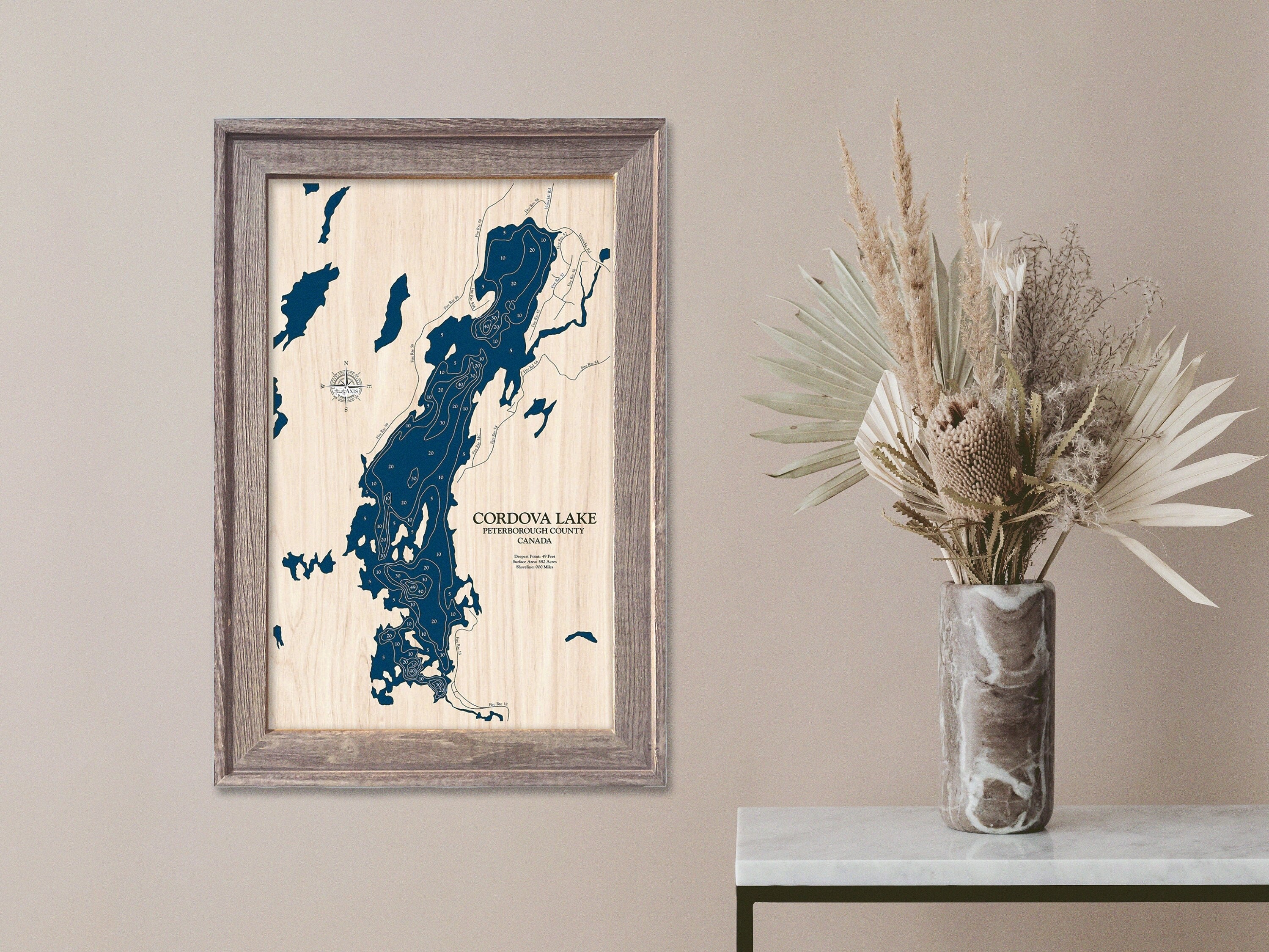 Cordova Lake Map