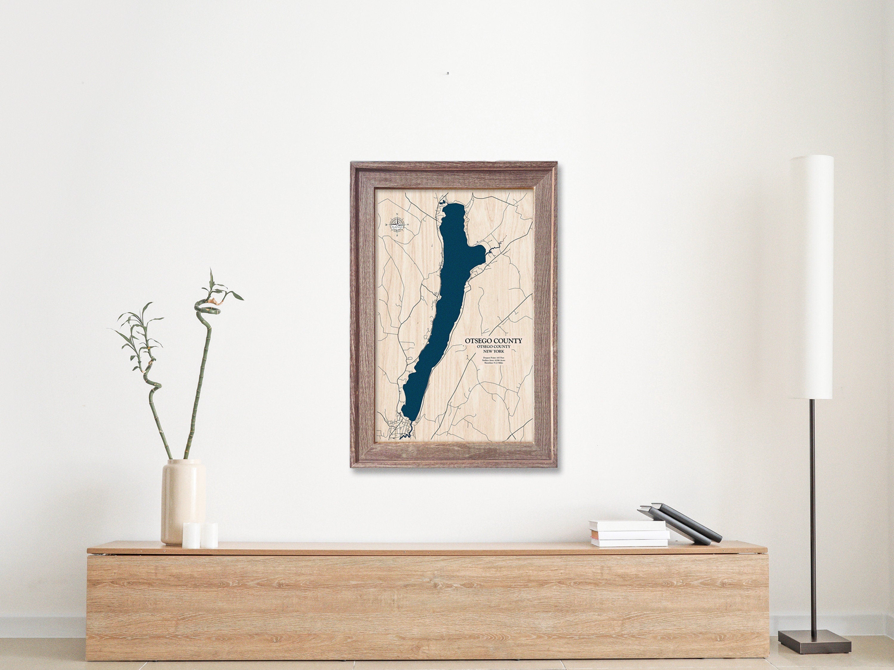 Otsego Lake Map