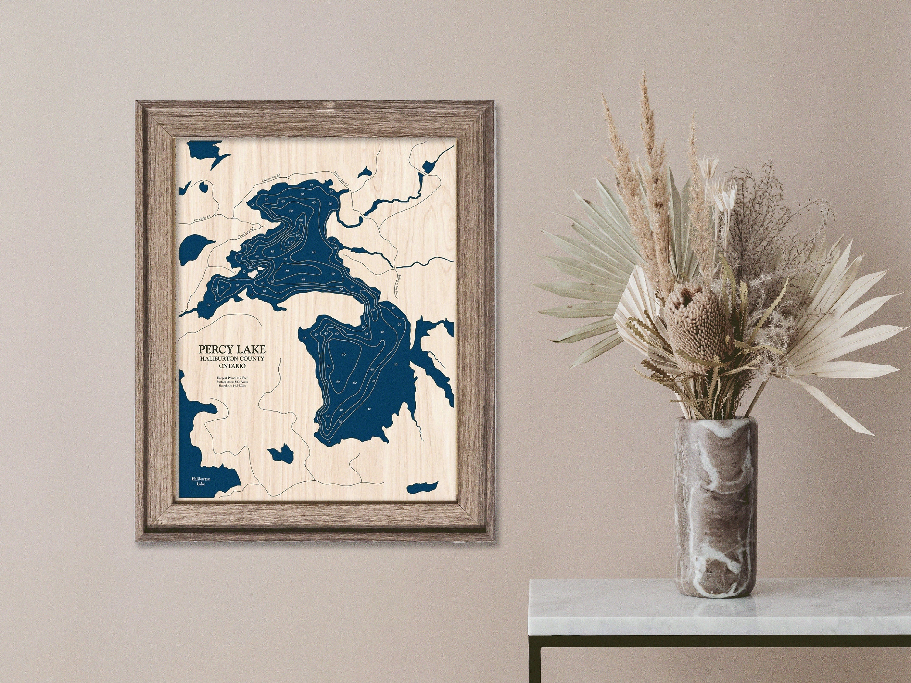 Percy Lake Map
