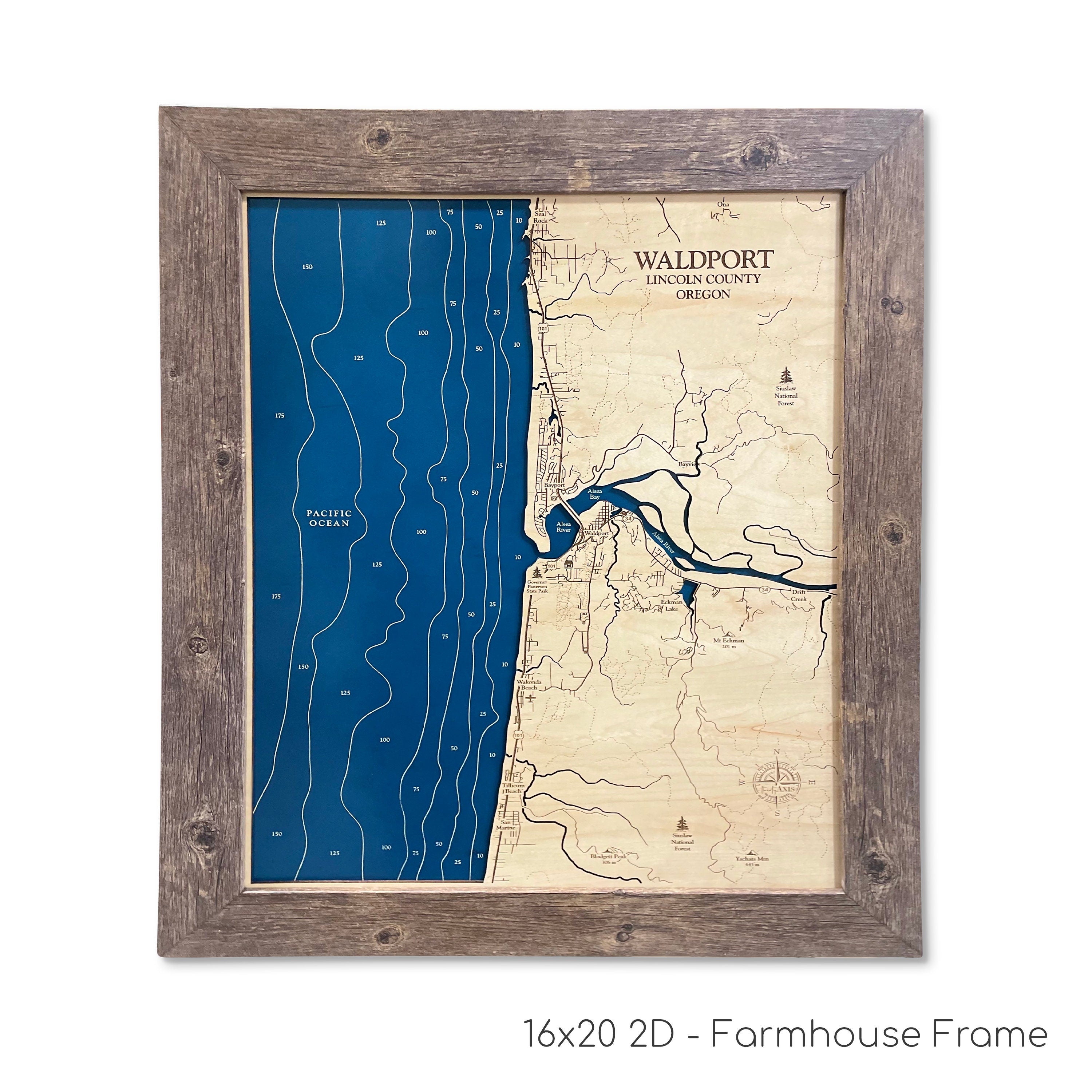 Waldport Oregon Map