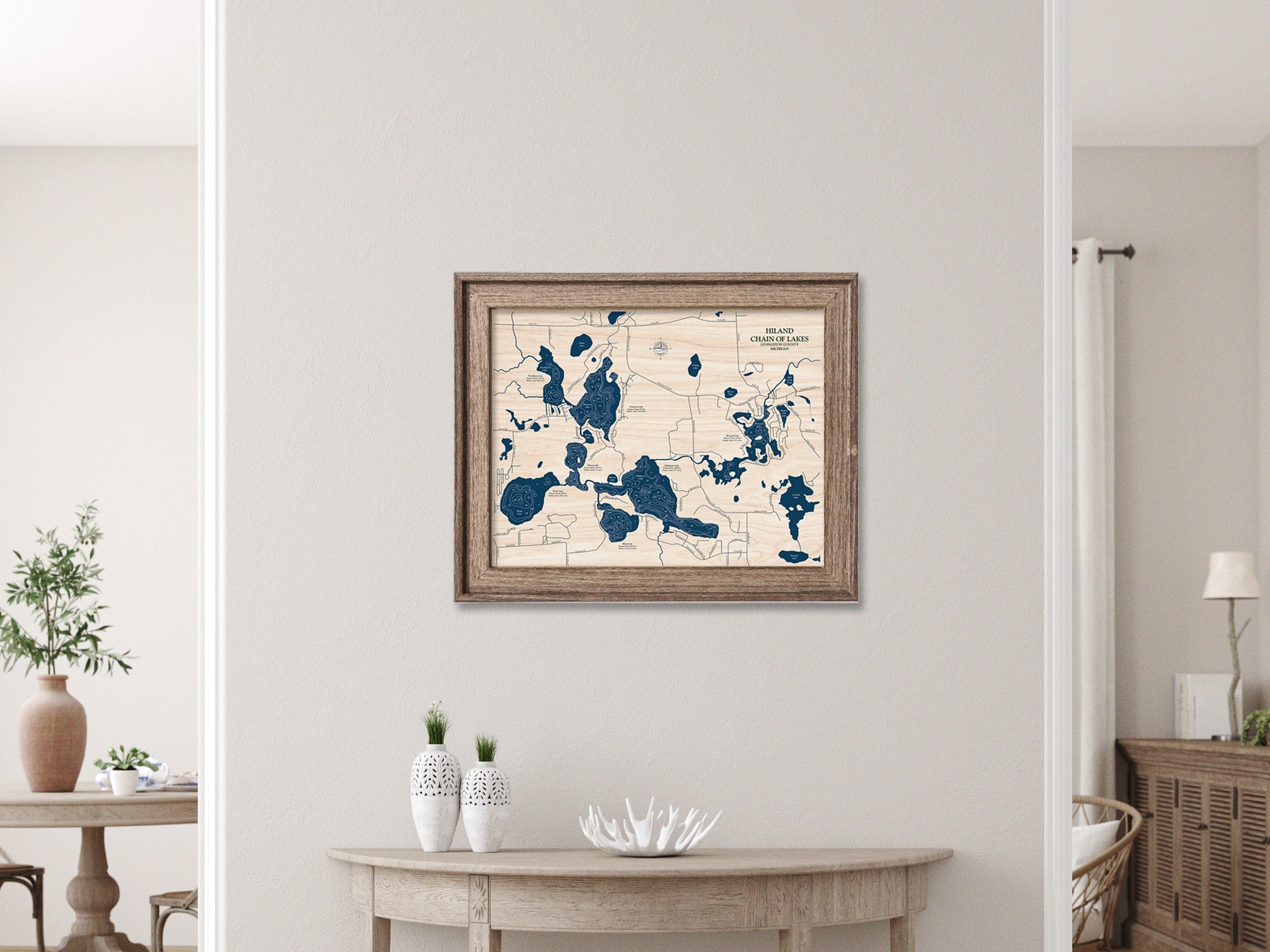 Hiland Chain of Lakes Map