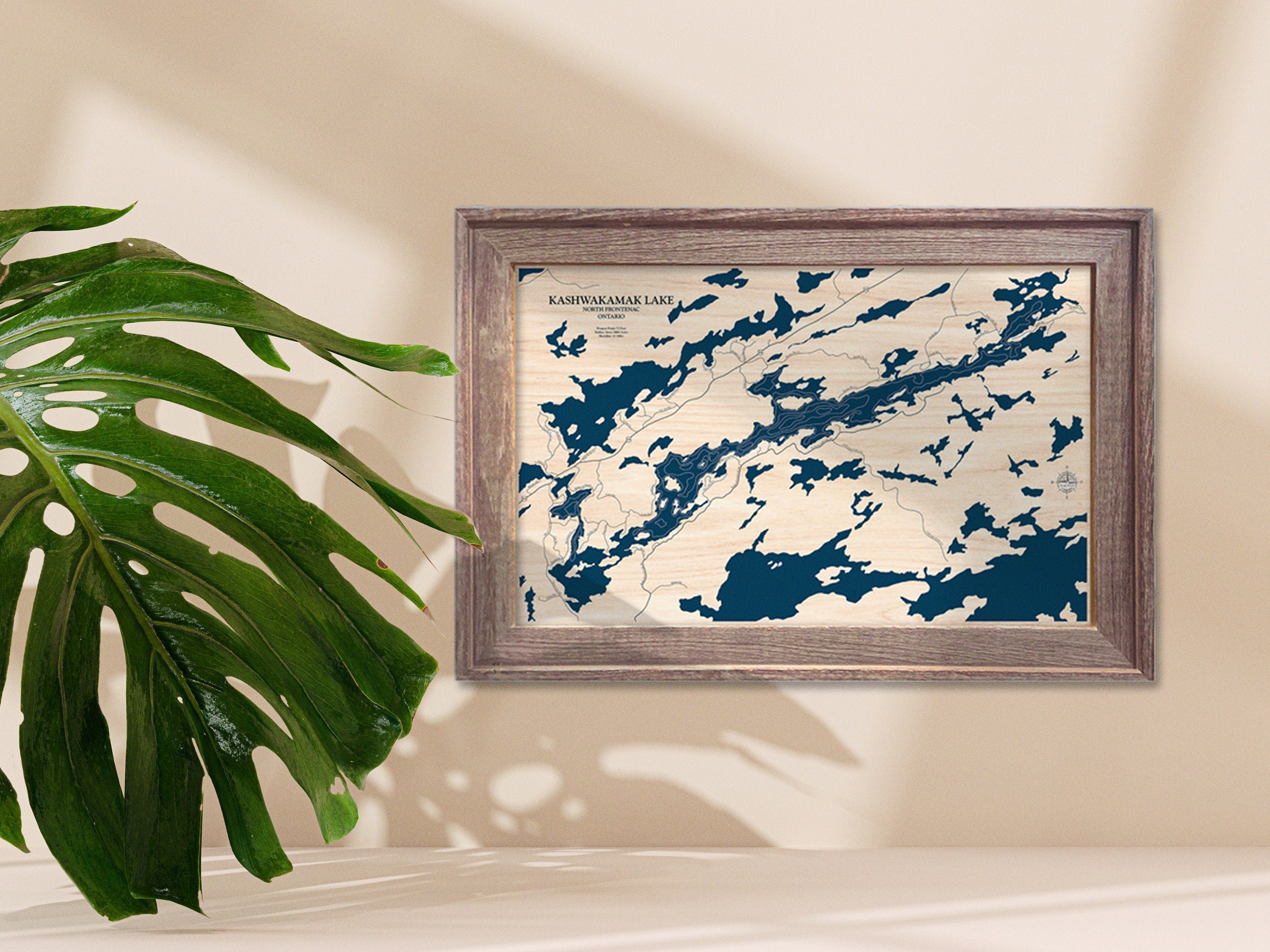 Kashwakamak Lake Map