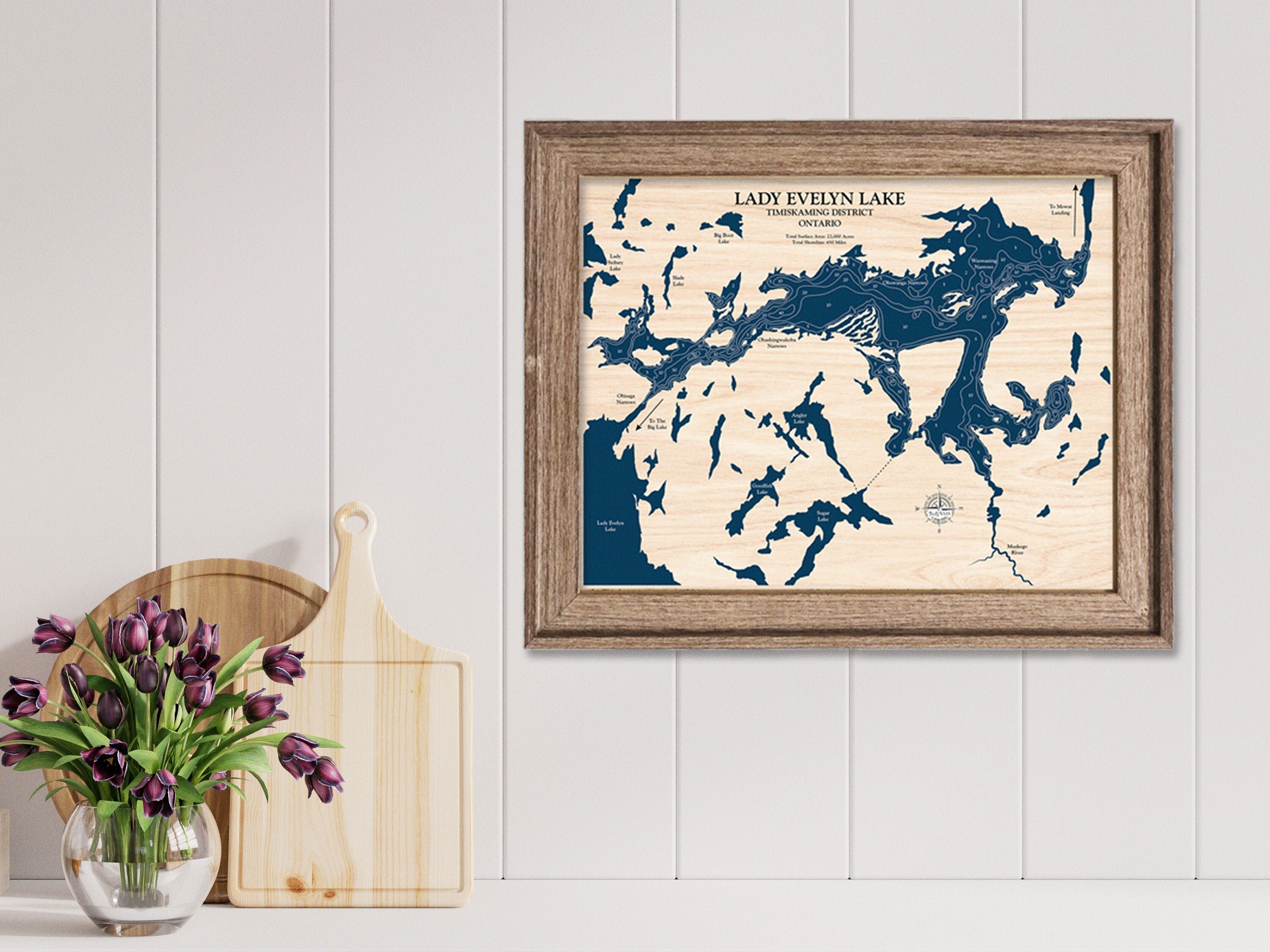 Lady Evelyn Lake Map