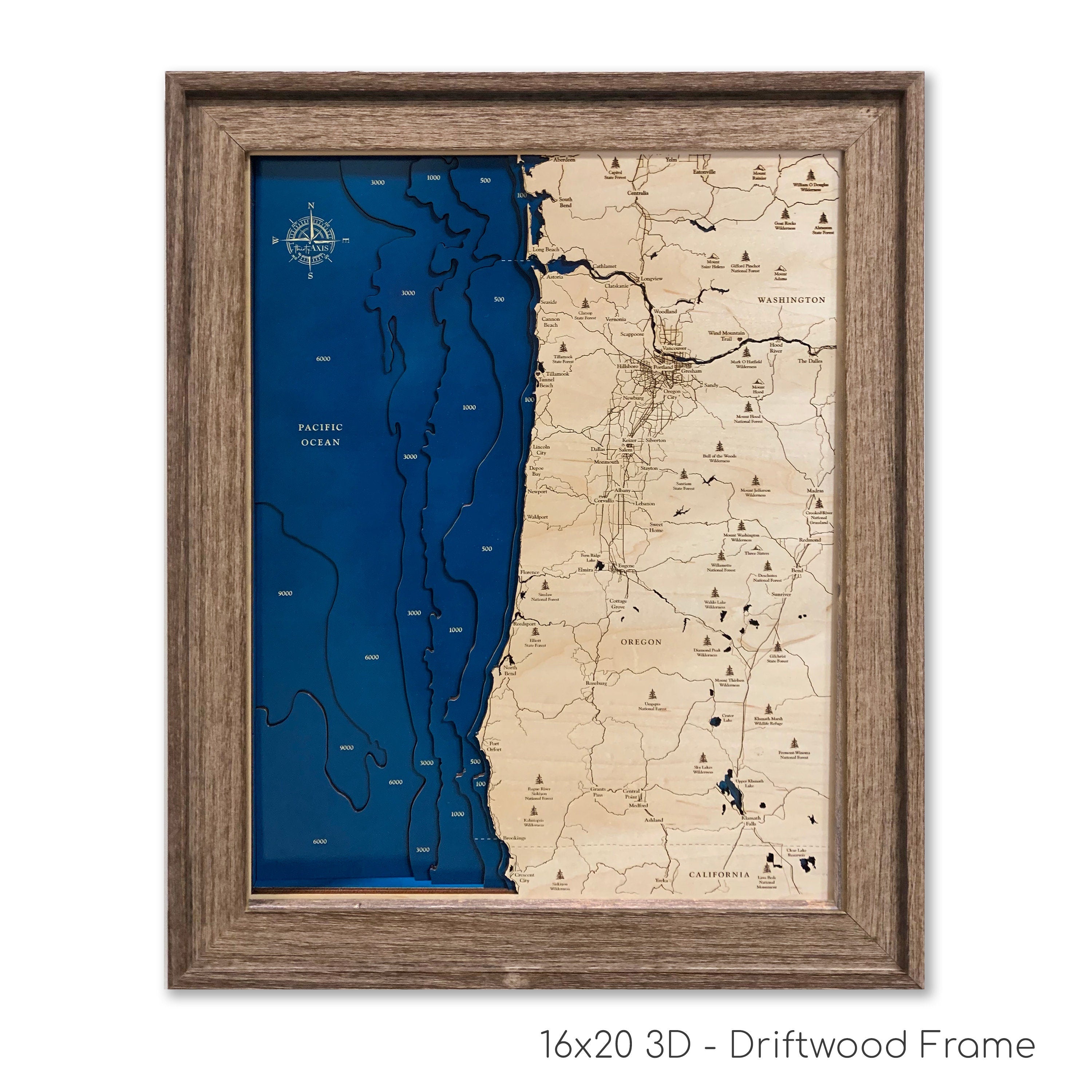 Oregon Coast Map