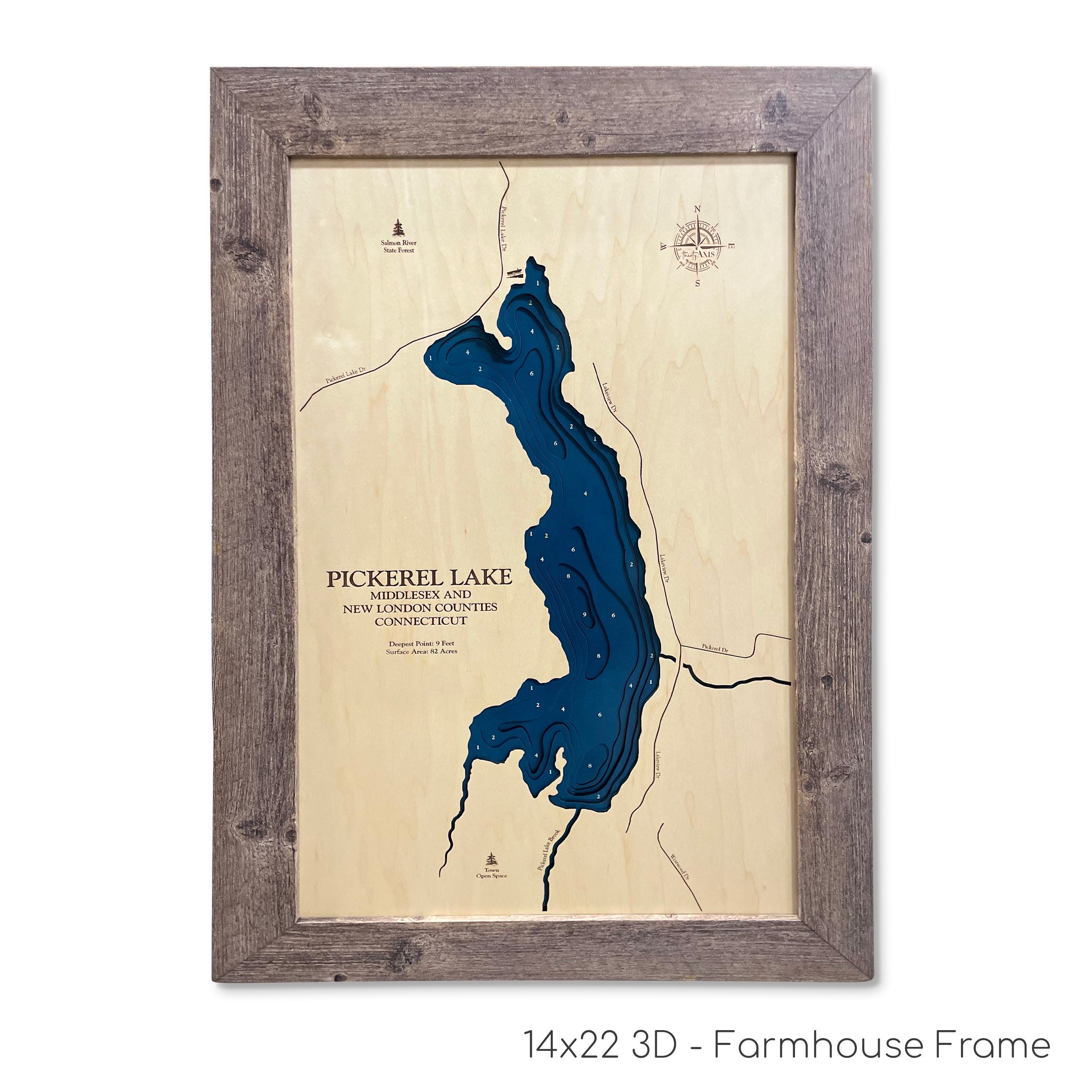 Pickerel Lake Map