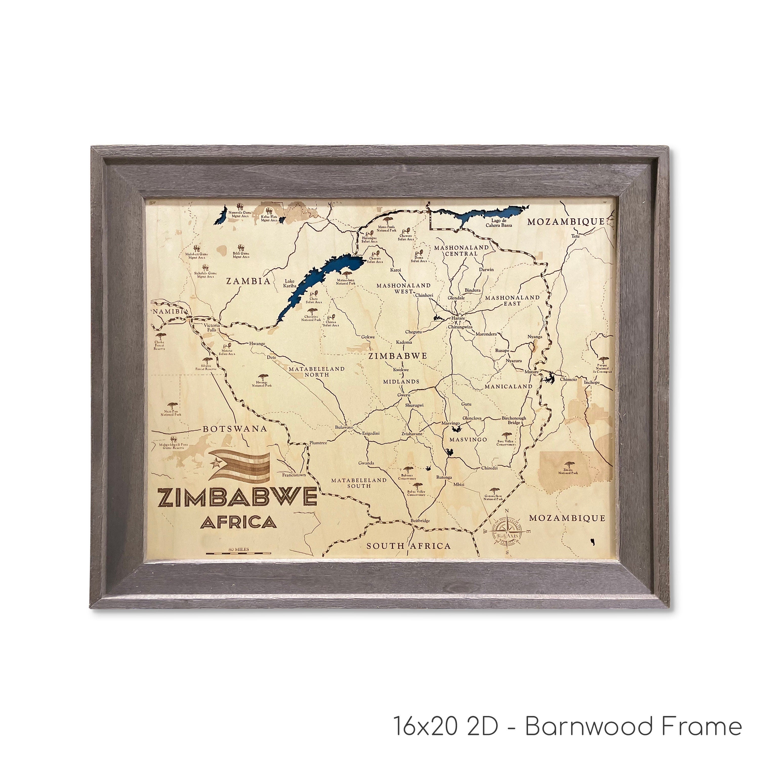 Zimbabwe Map