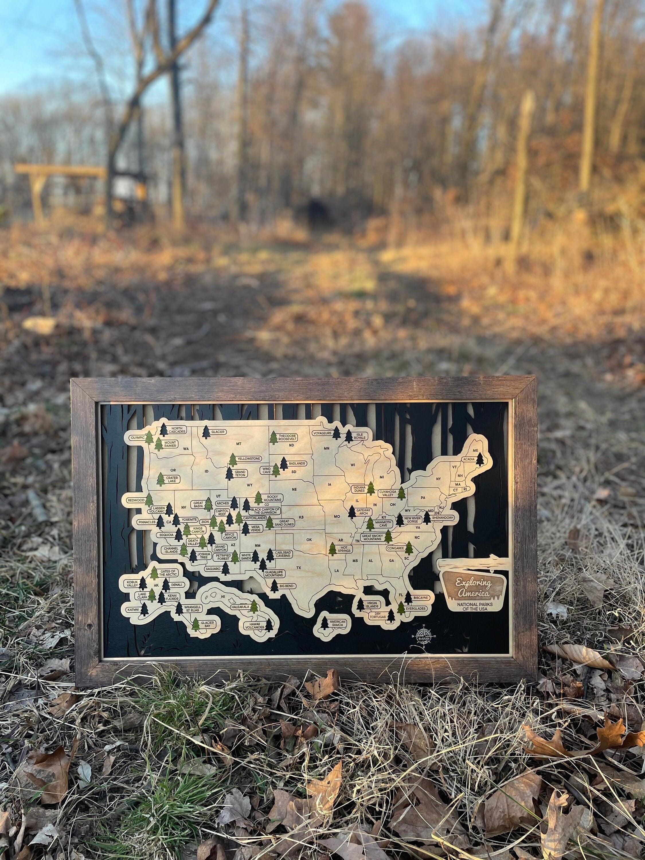 National Park Travel Map