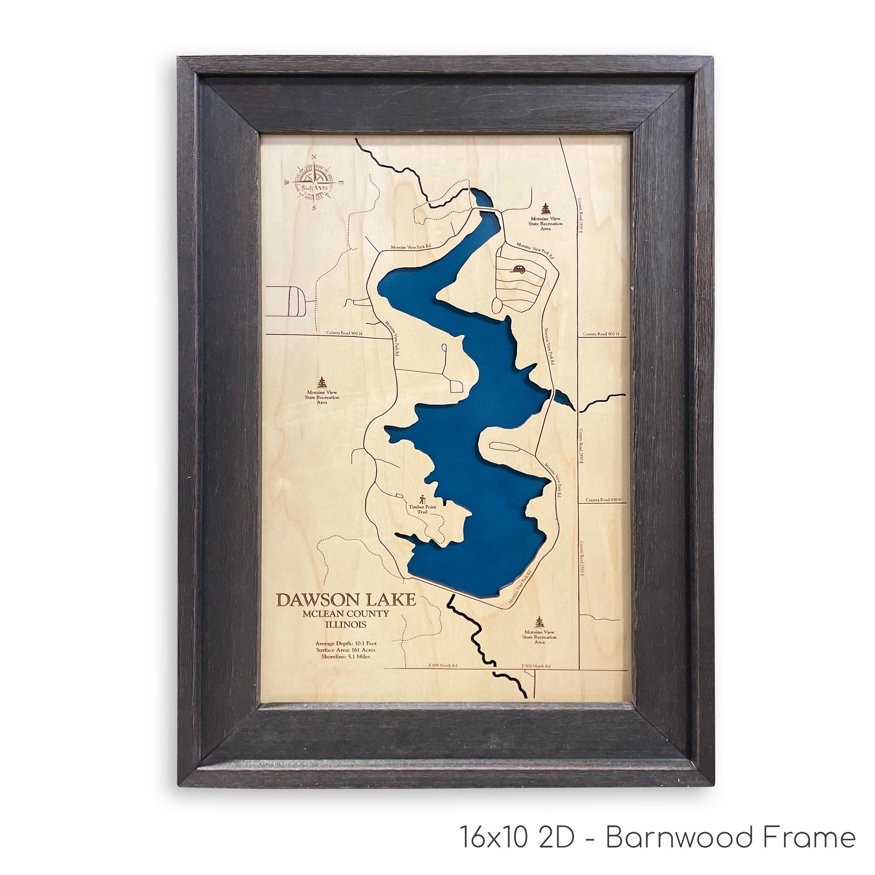 Dawson Lake Map