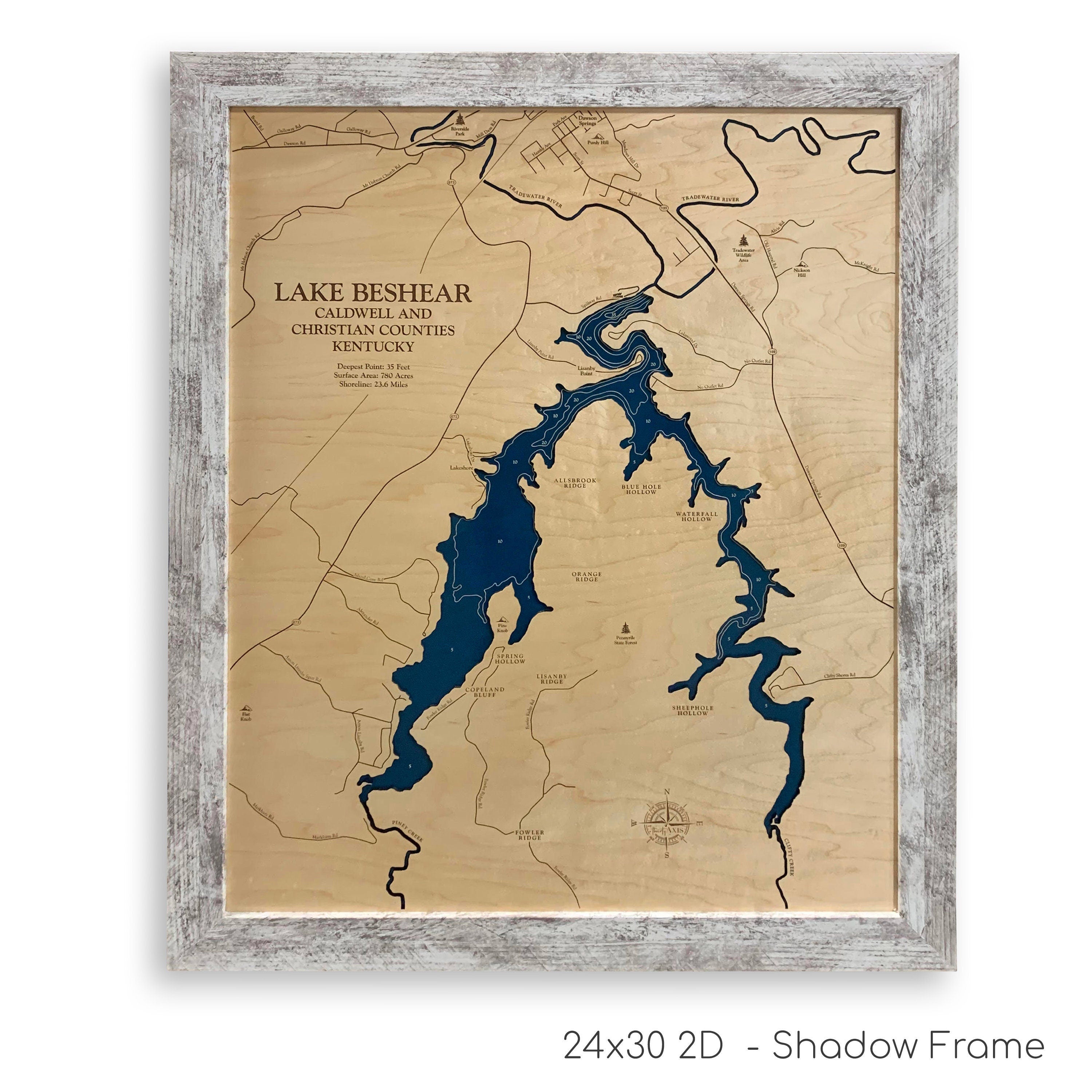 Lake Beshear Map