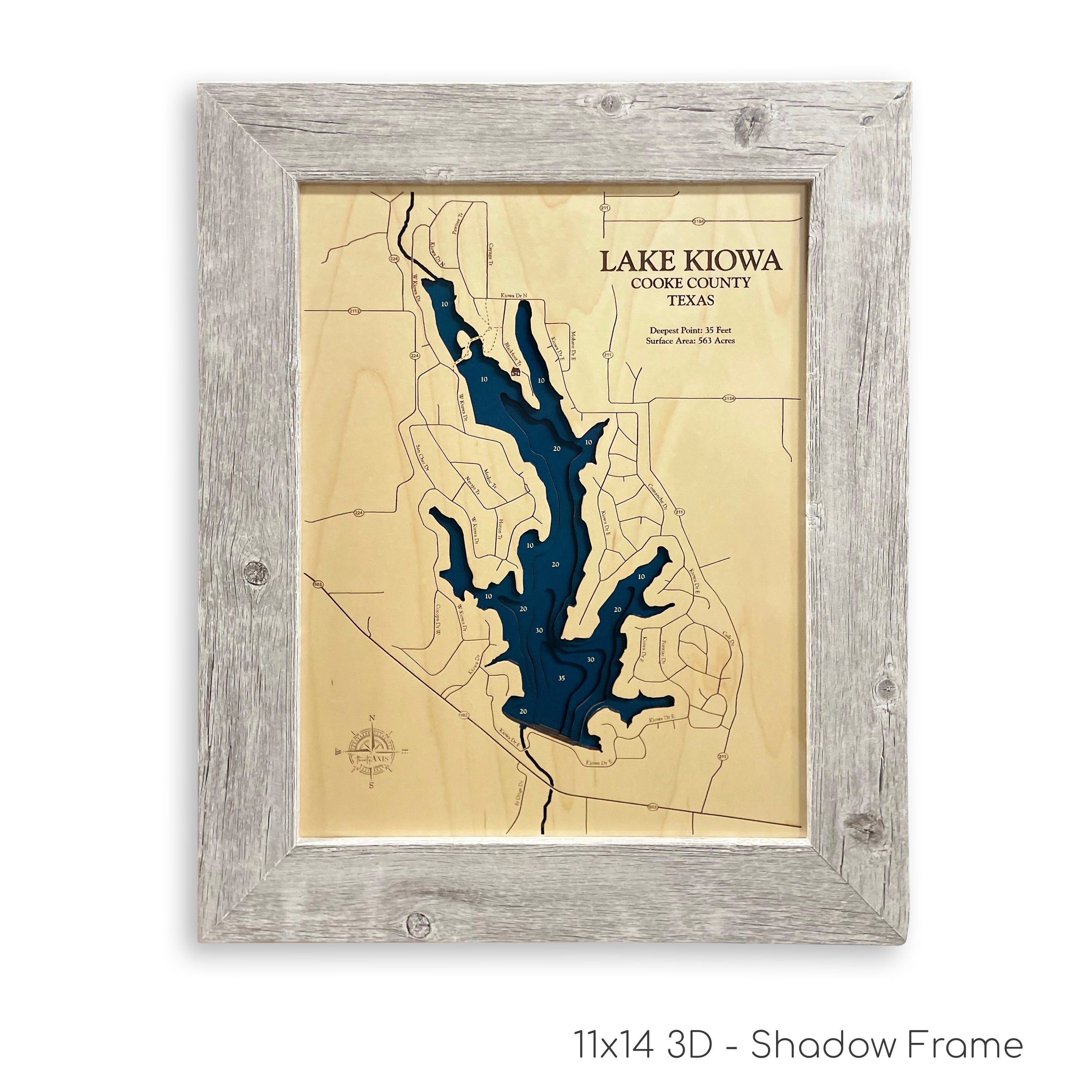 Lake Kiowa Map
