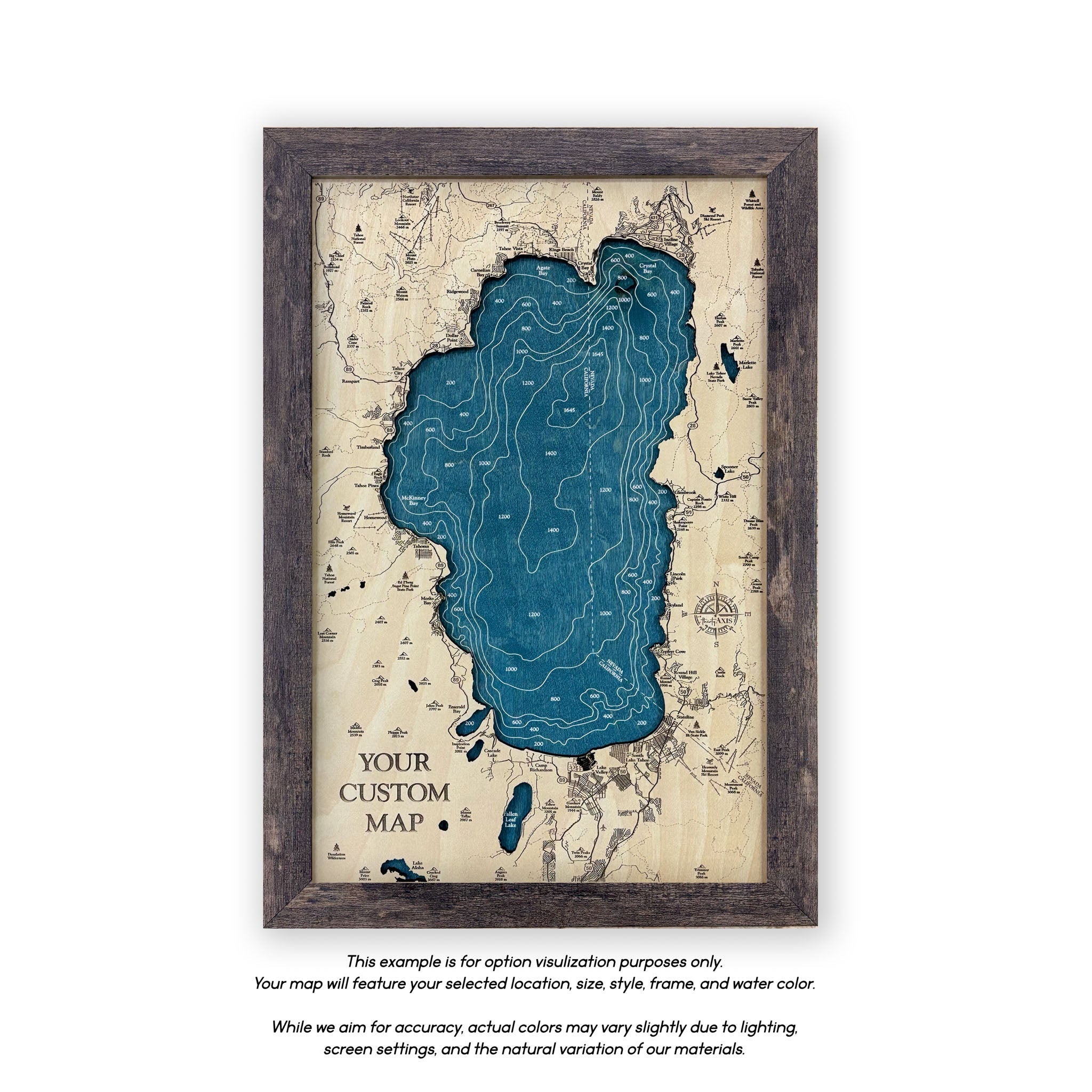 Woodridge Lake Map