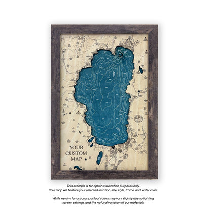 Woodridge Lake Map