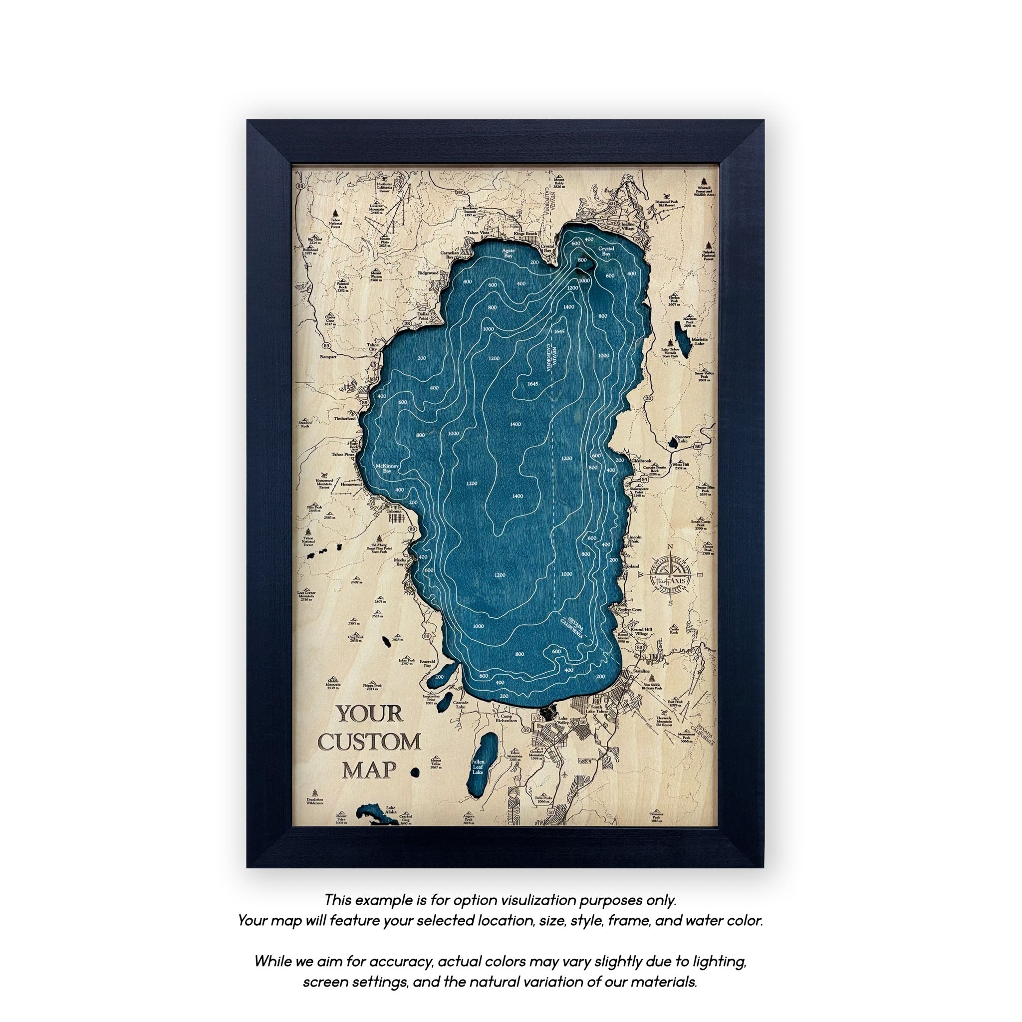 Woodridge Lake Map