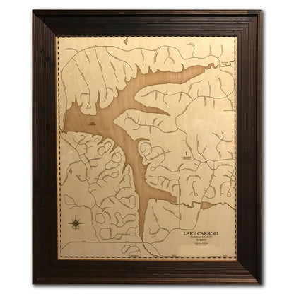 Lake Carroll Map