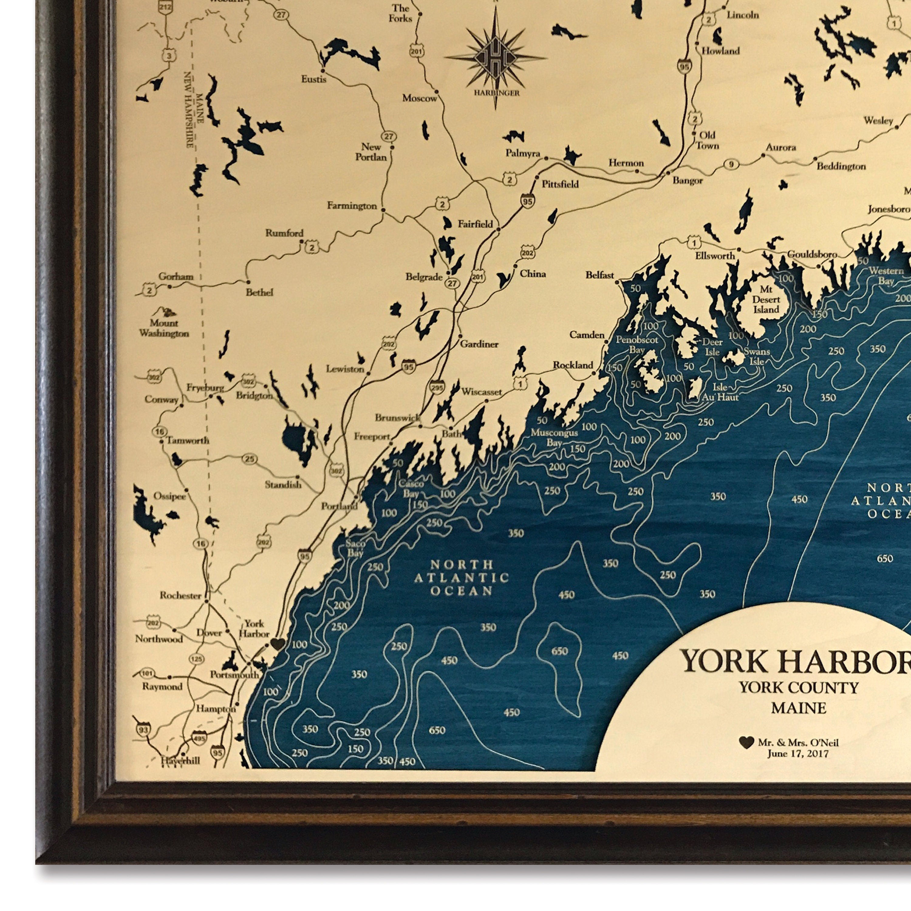York Harbor Maine Coastline