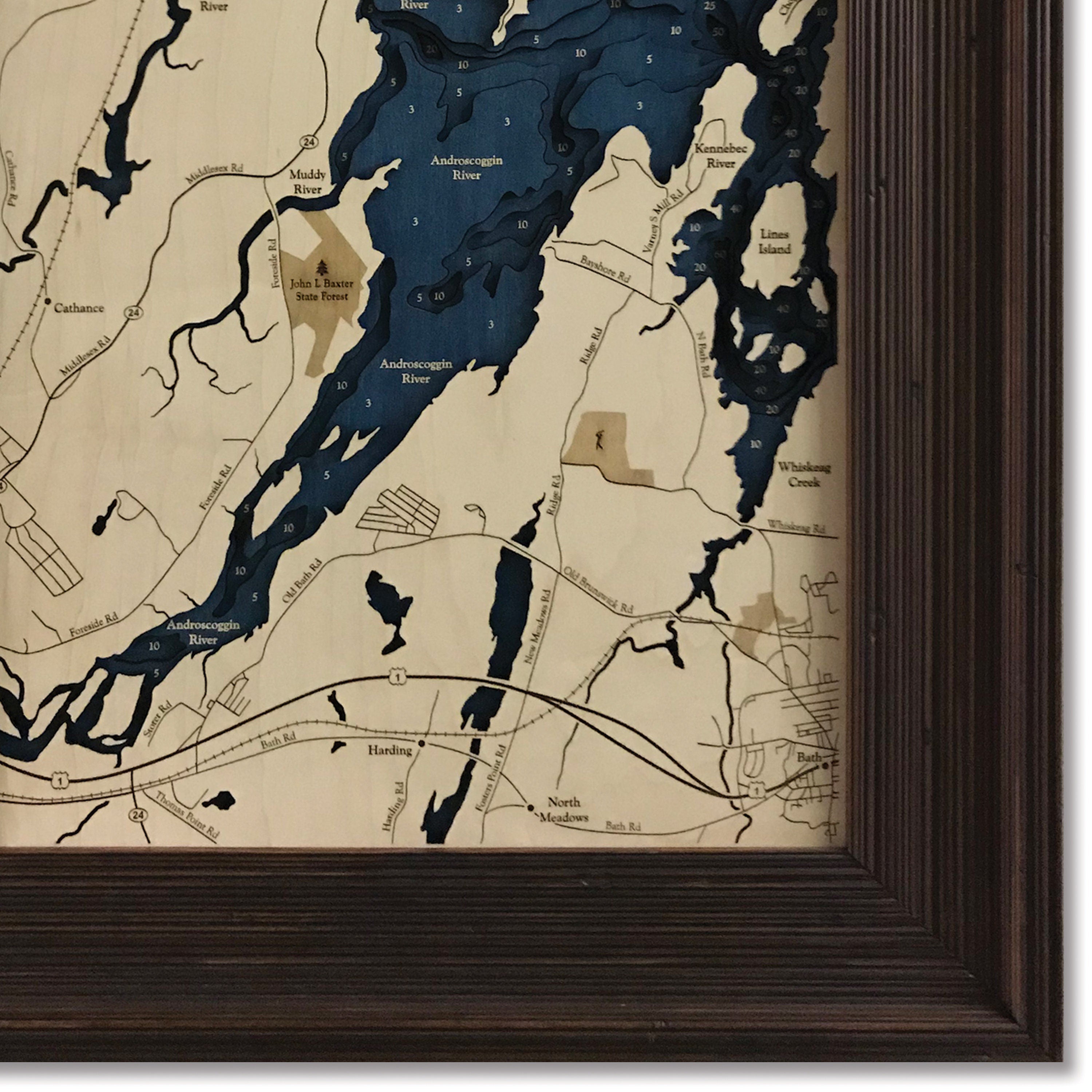 Merrymeeting Bay Map