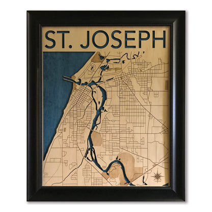 St. Joseph Wood City Map