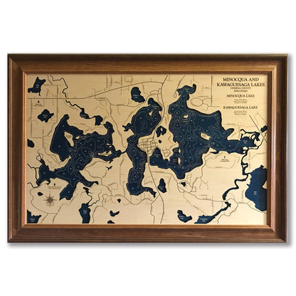 Minocqua Lake Map