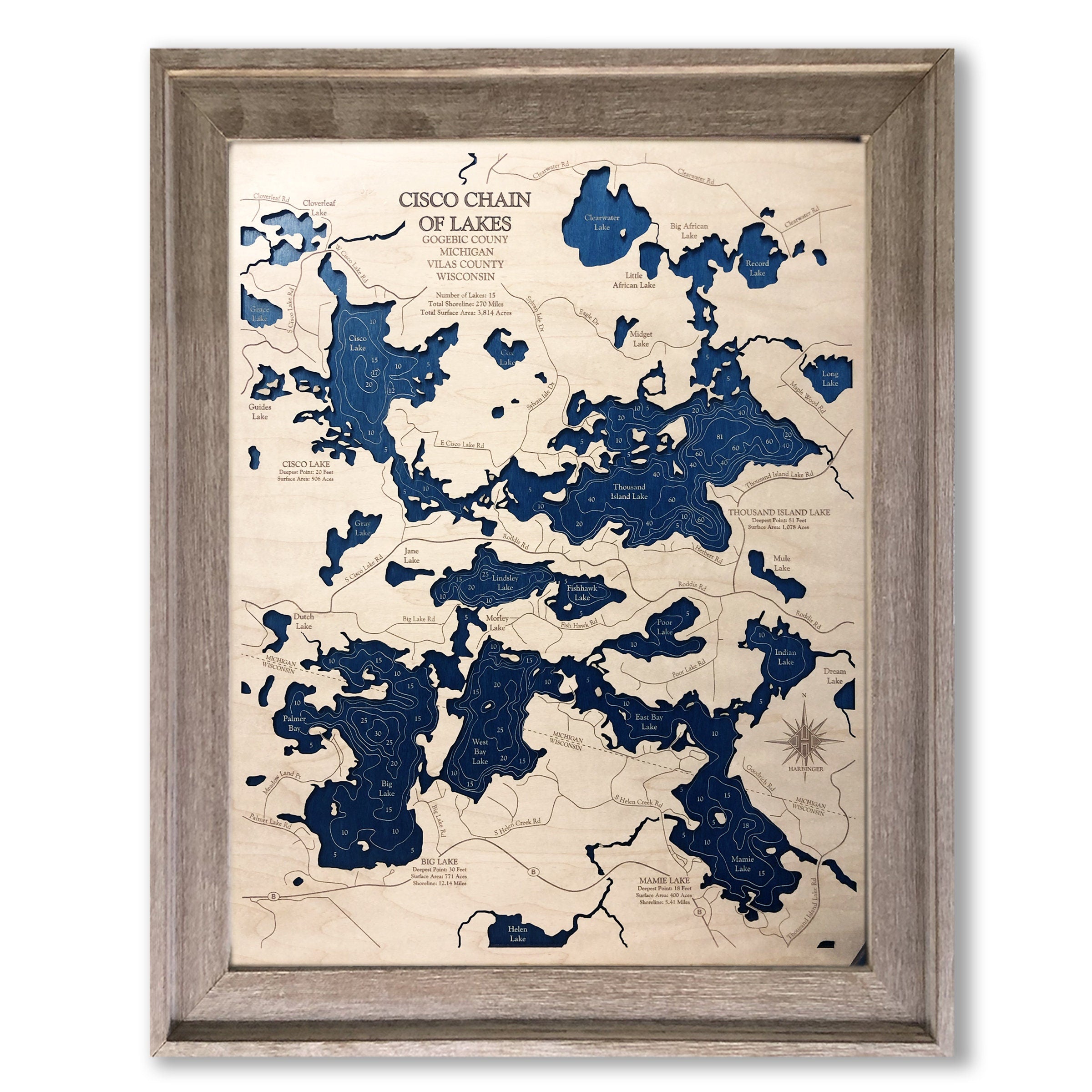 Cisco Chain Of Lakes Map
