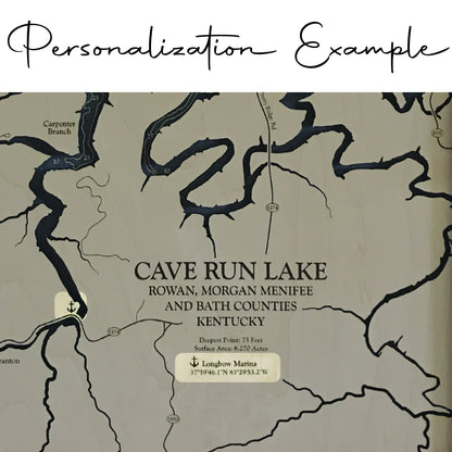 Big Whiteshell Lake Map