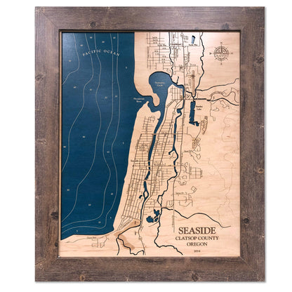 Seaside Oregon Map