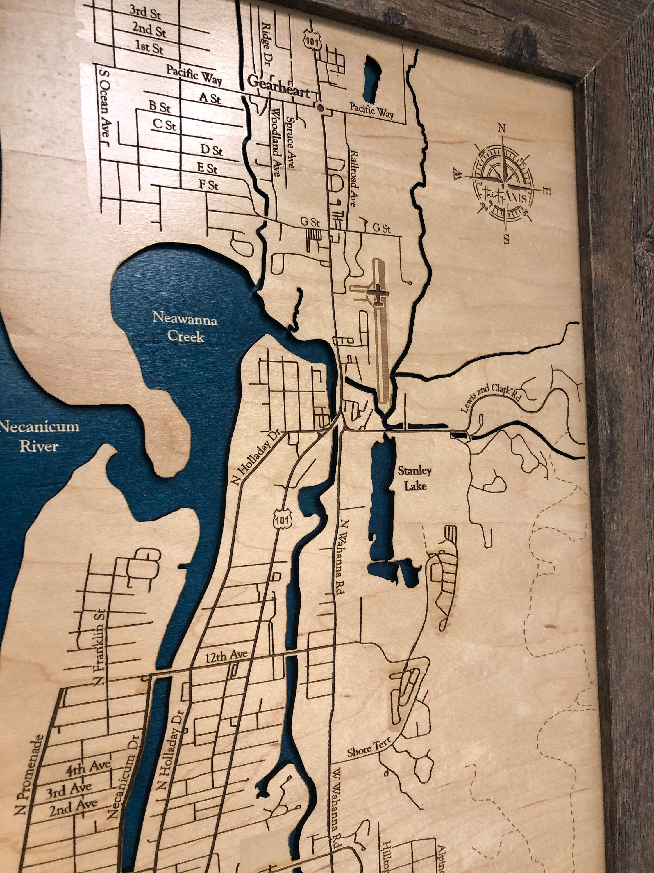 Seaside Oregon Map