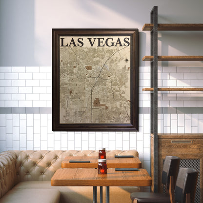 Las Vegas Wood Map